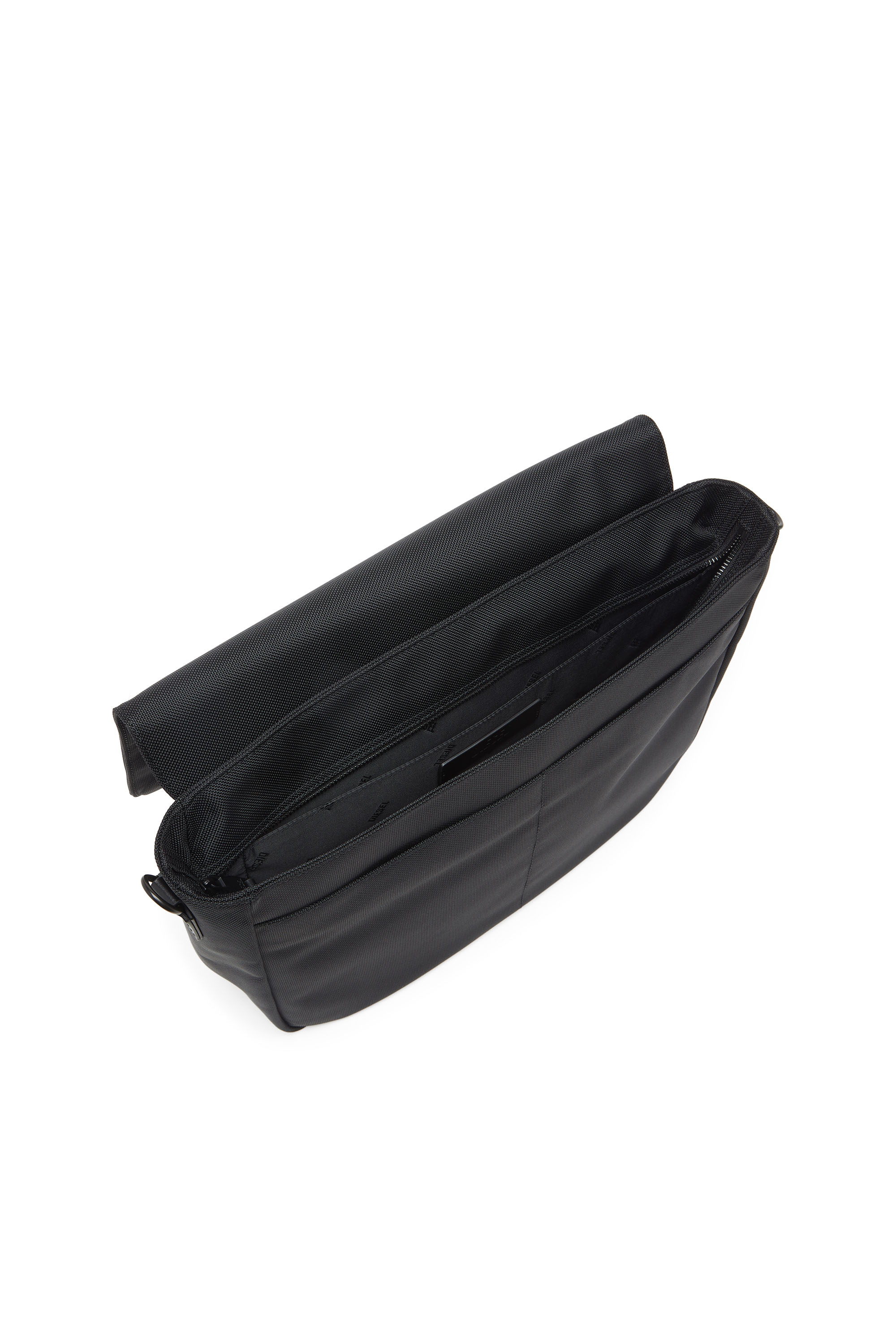 Diesel - 1DR MESSENGER, Man's 1DR-Messenger bag in CORDURA® nylon in Black - 3