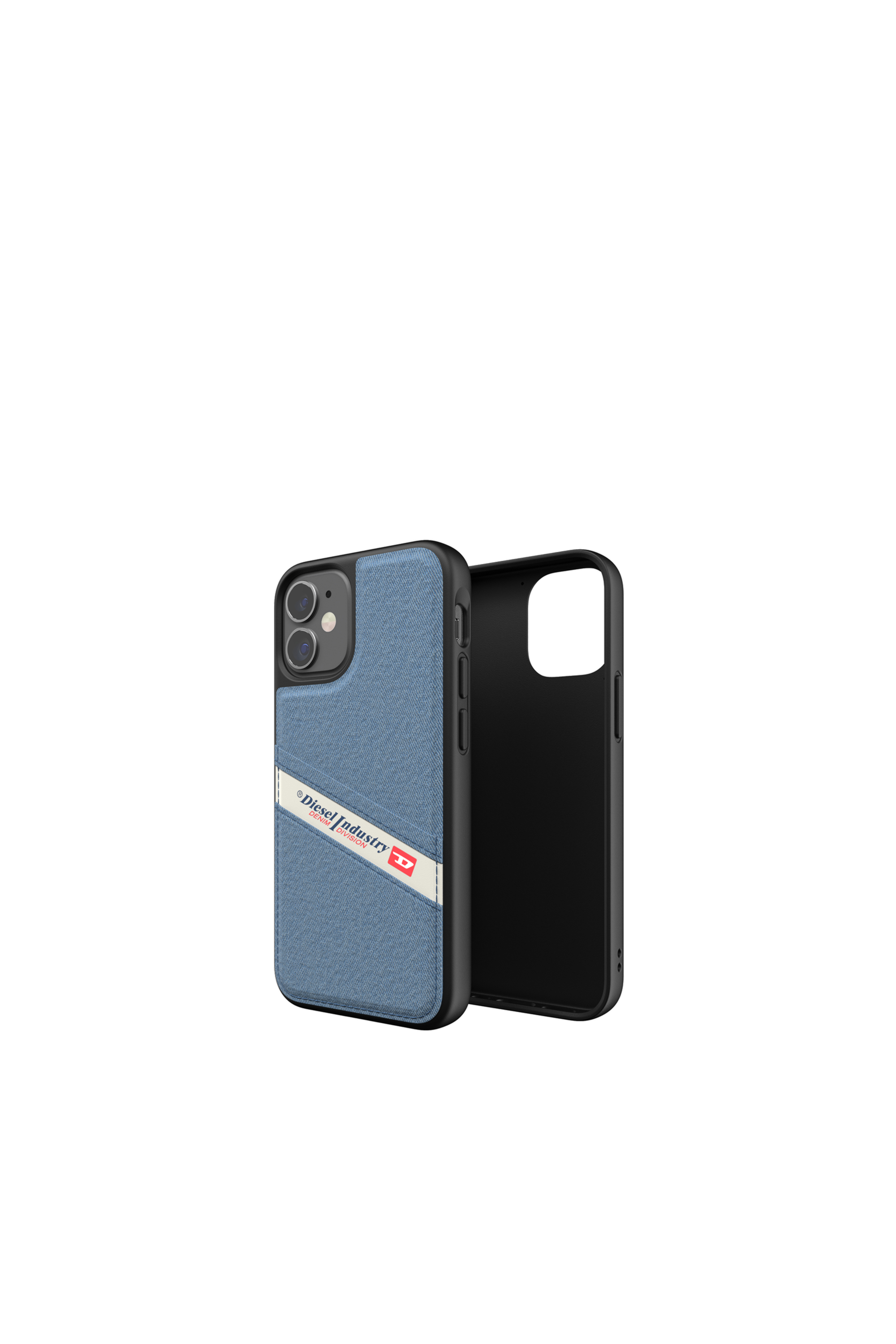 Diesel - 42545 STANDARD CASE, Unisex's Moulded Case Denim for iPhone 12 Mini in Blue - 1