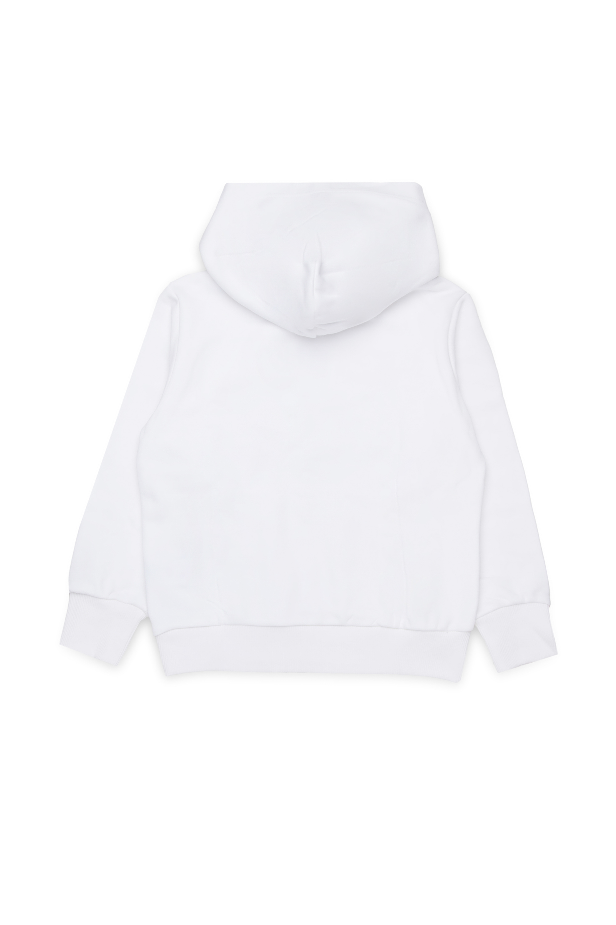Diesel - SDROPSHOOD OVER, Man's Cotton sweatshirt with logo print in White - 2
