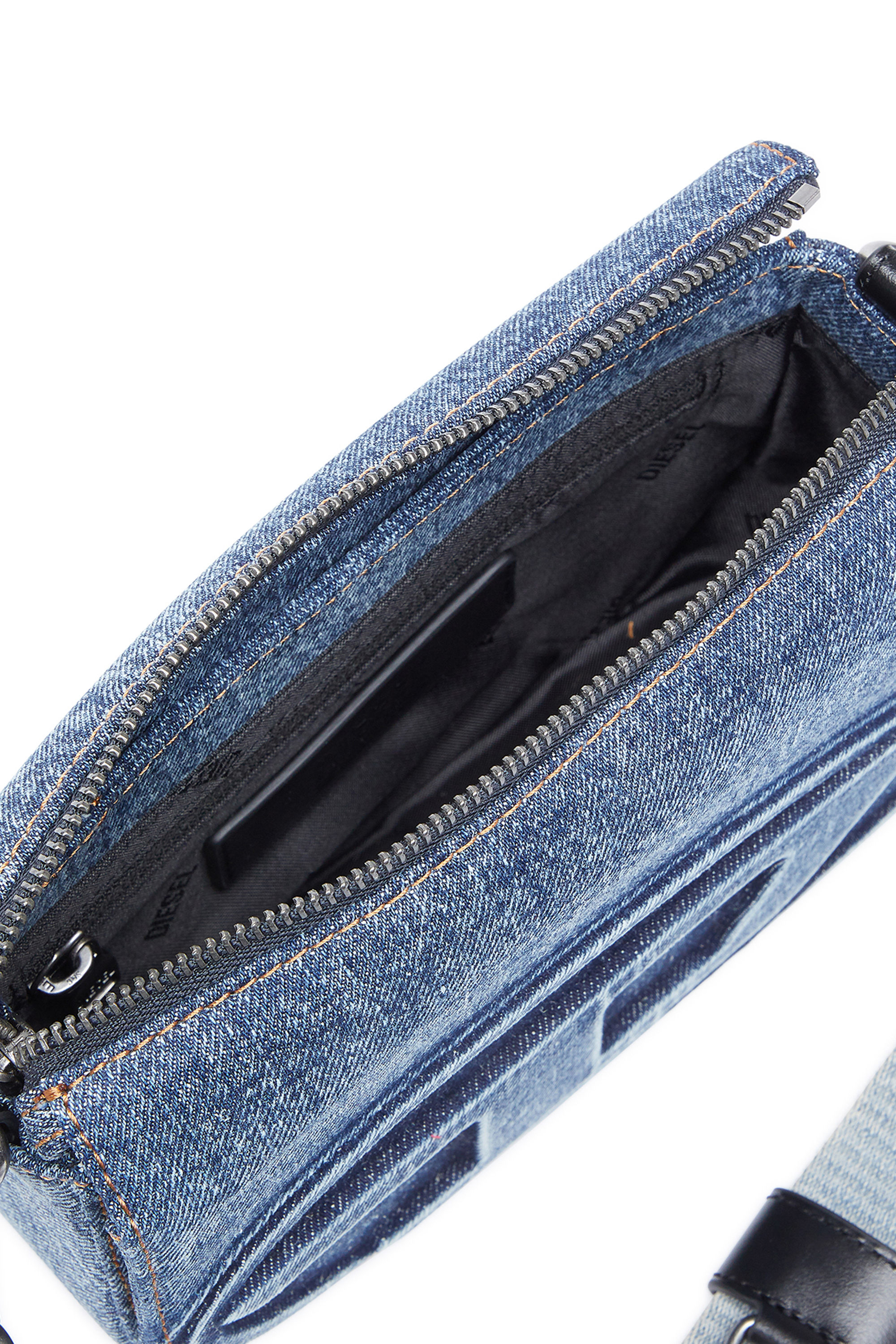 Diesel - 1DR CAMERA BAG, Unisex's Camera bag in solarised denim in Blue - 5