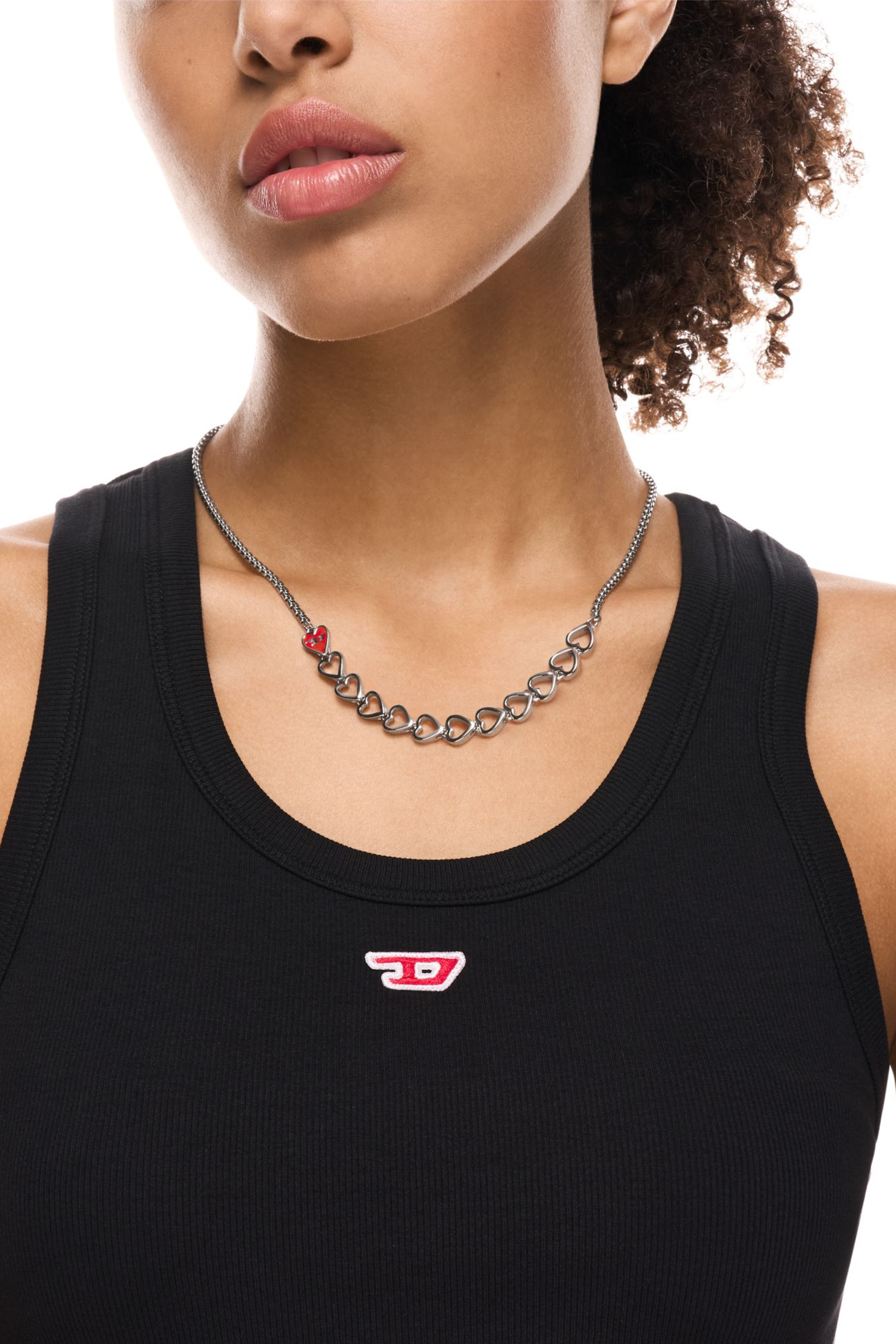 Diesel - DX166640 JEWELLERY, Unisex's Stainless Steel Chain Necklace in Silver - 3