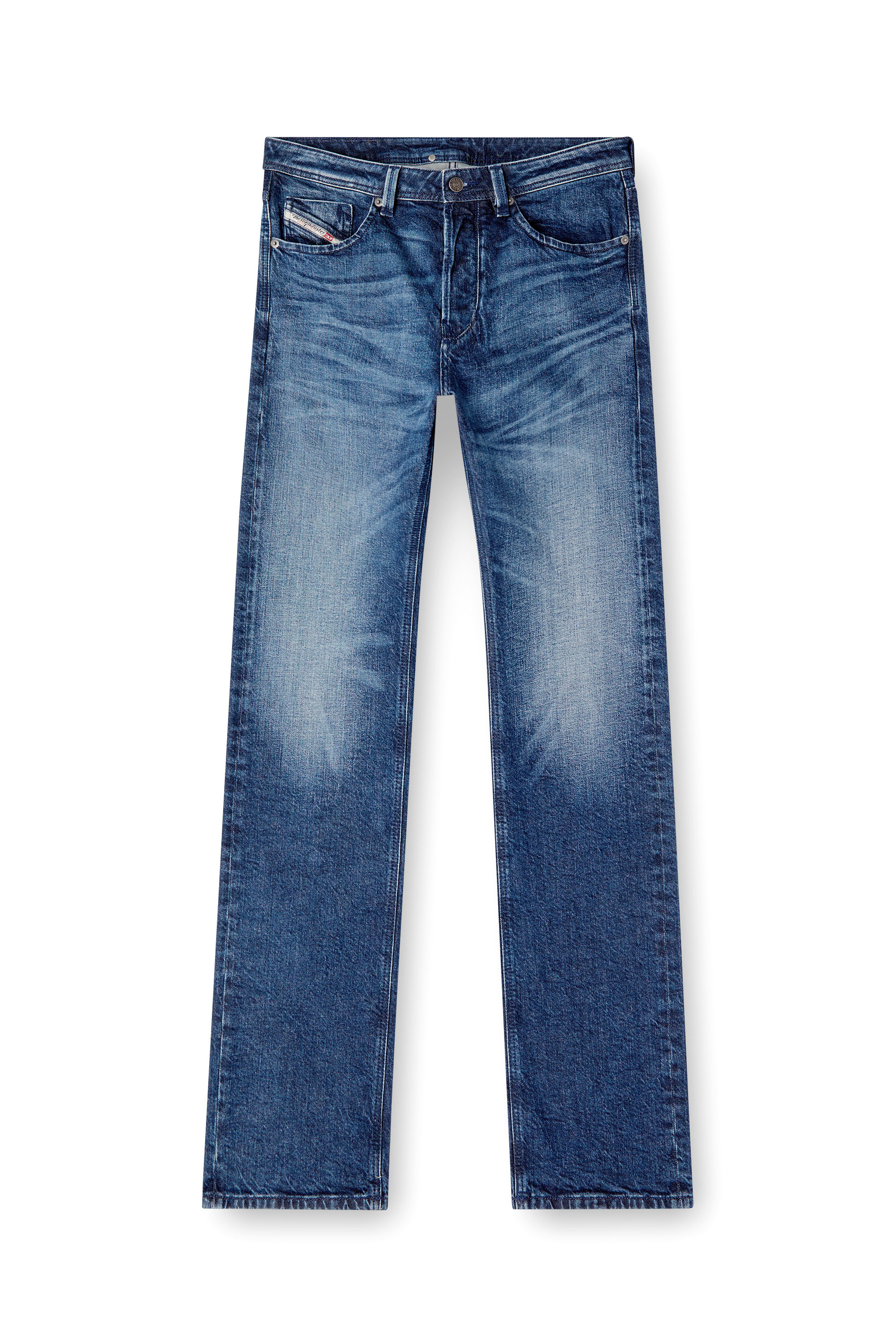 Diesel - Man's Regular Jeans 1985 Larkee 09L51, Dark Blue - 3