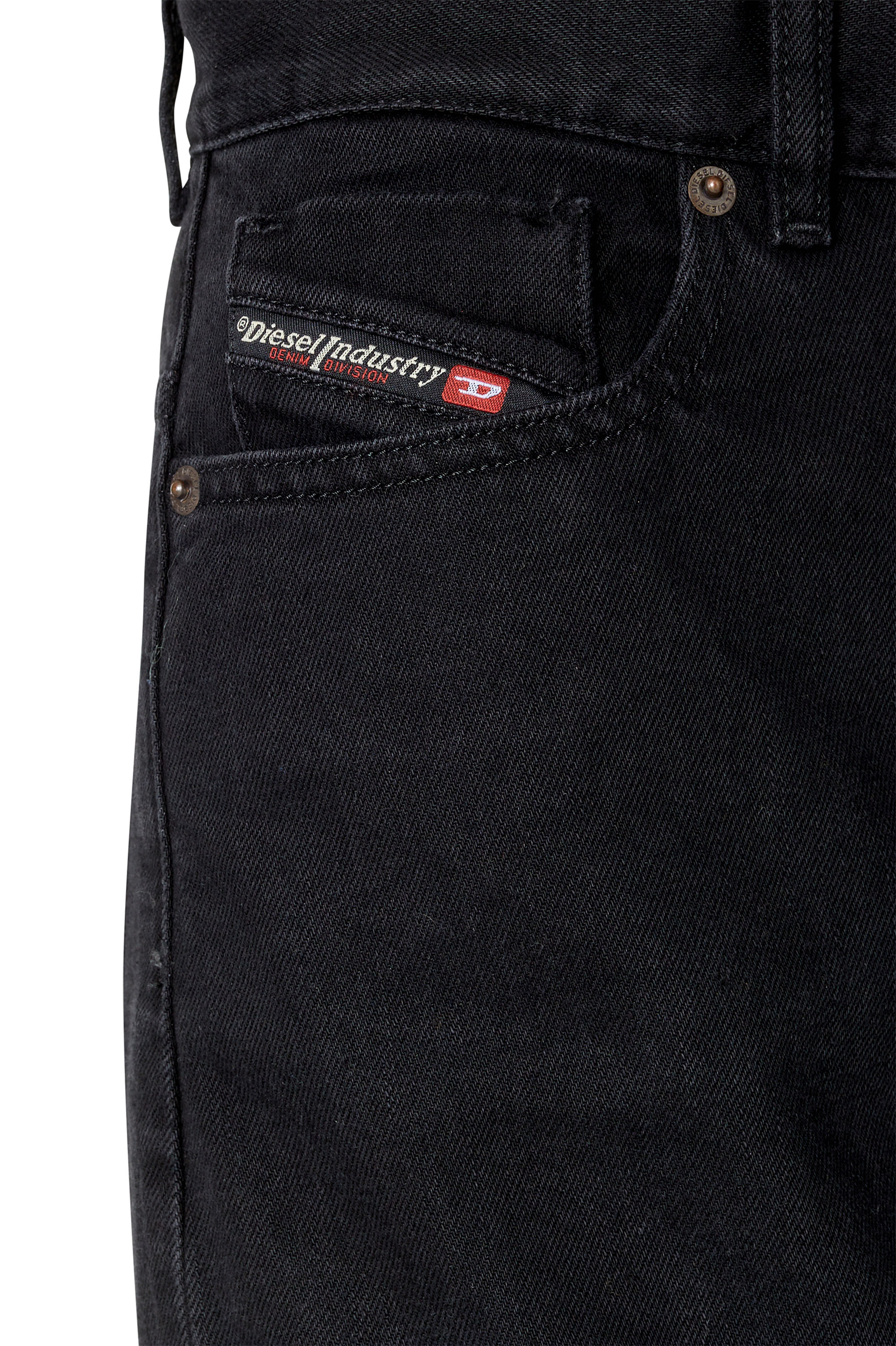 Diesel - Bootcut and Flare Jeans 2000 Widee Z09RL, Black/Dark grey - Image 3