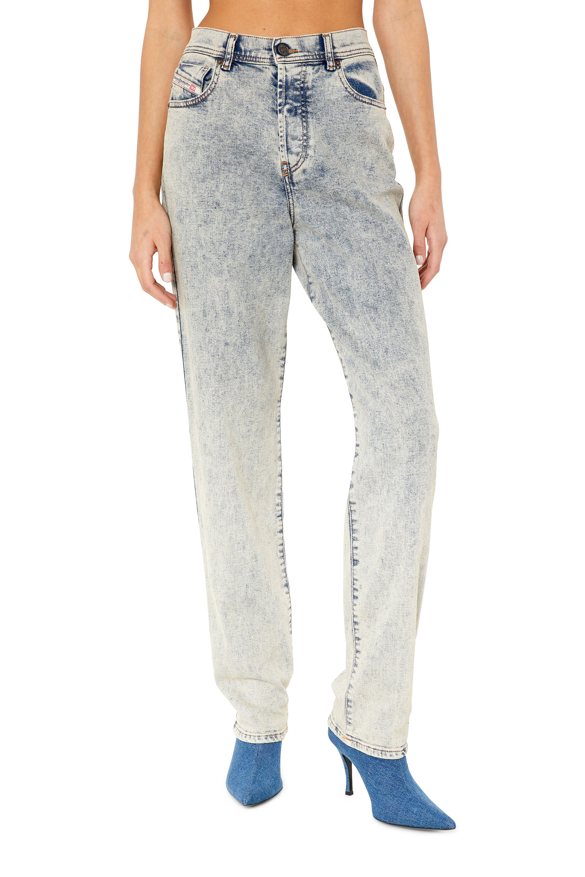 Diesel - Straight Jeans 1956 D-Tulip 09F12, Medium blue - Image 1