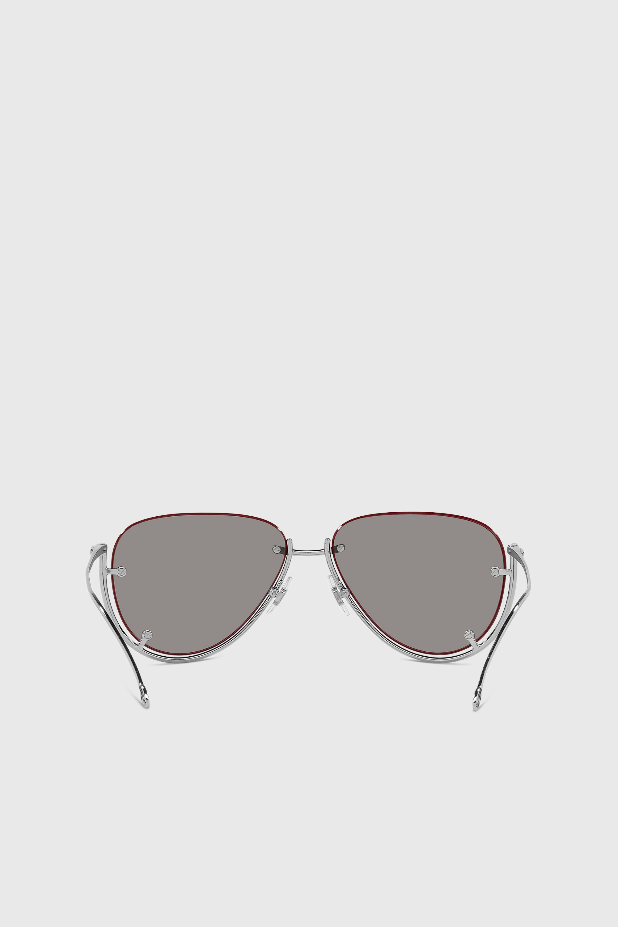 Diesel - 0DL1003, Unisex's Pilot model sunglasses in Silver - 4