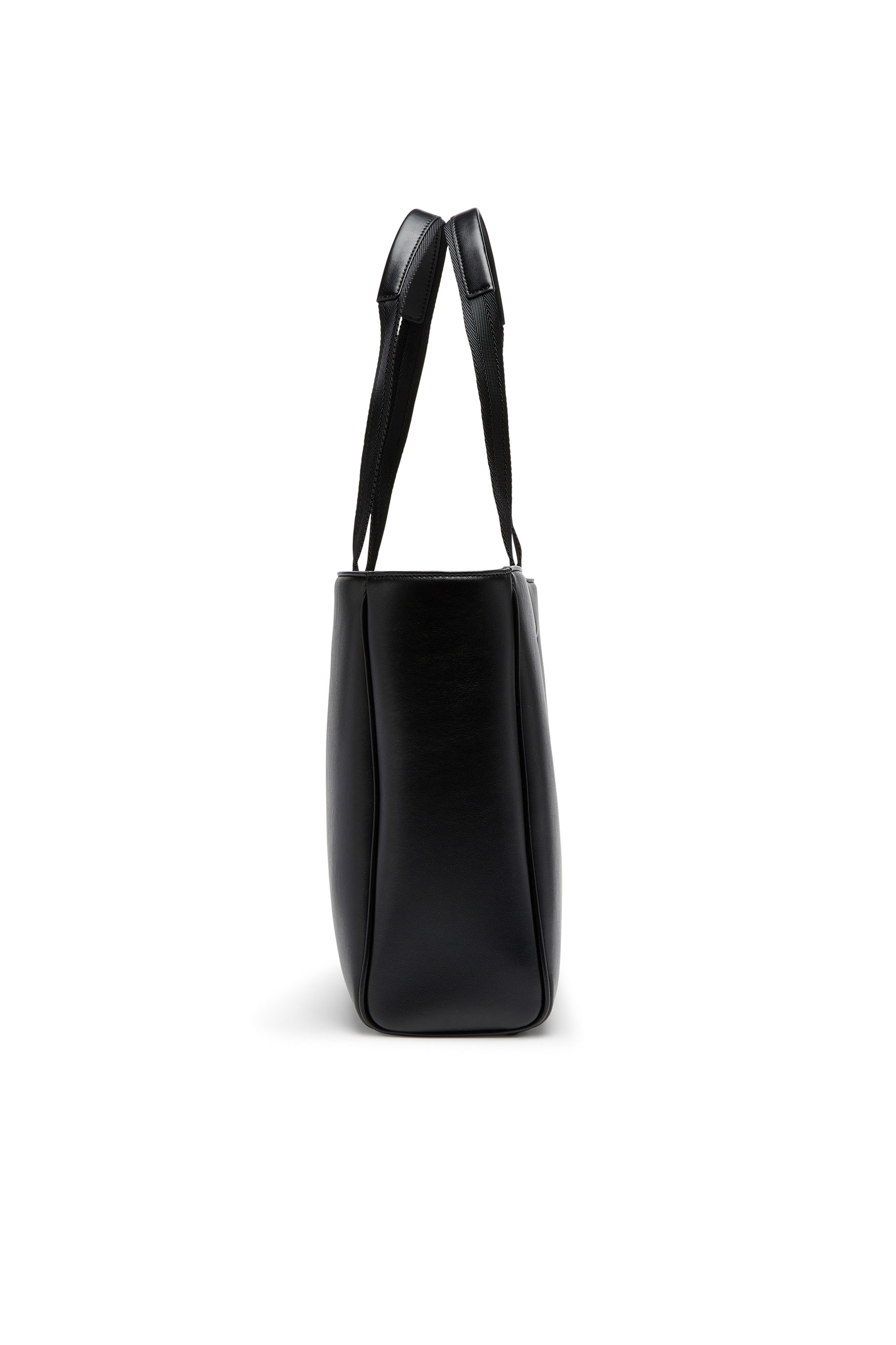 Diesel - HOLI-D SHOPPER EW, Unisex's Holi-D-Square shopper in bonded neoprene in Black - 4