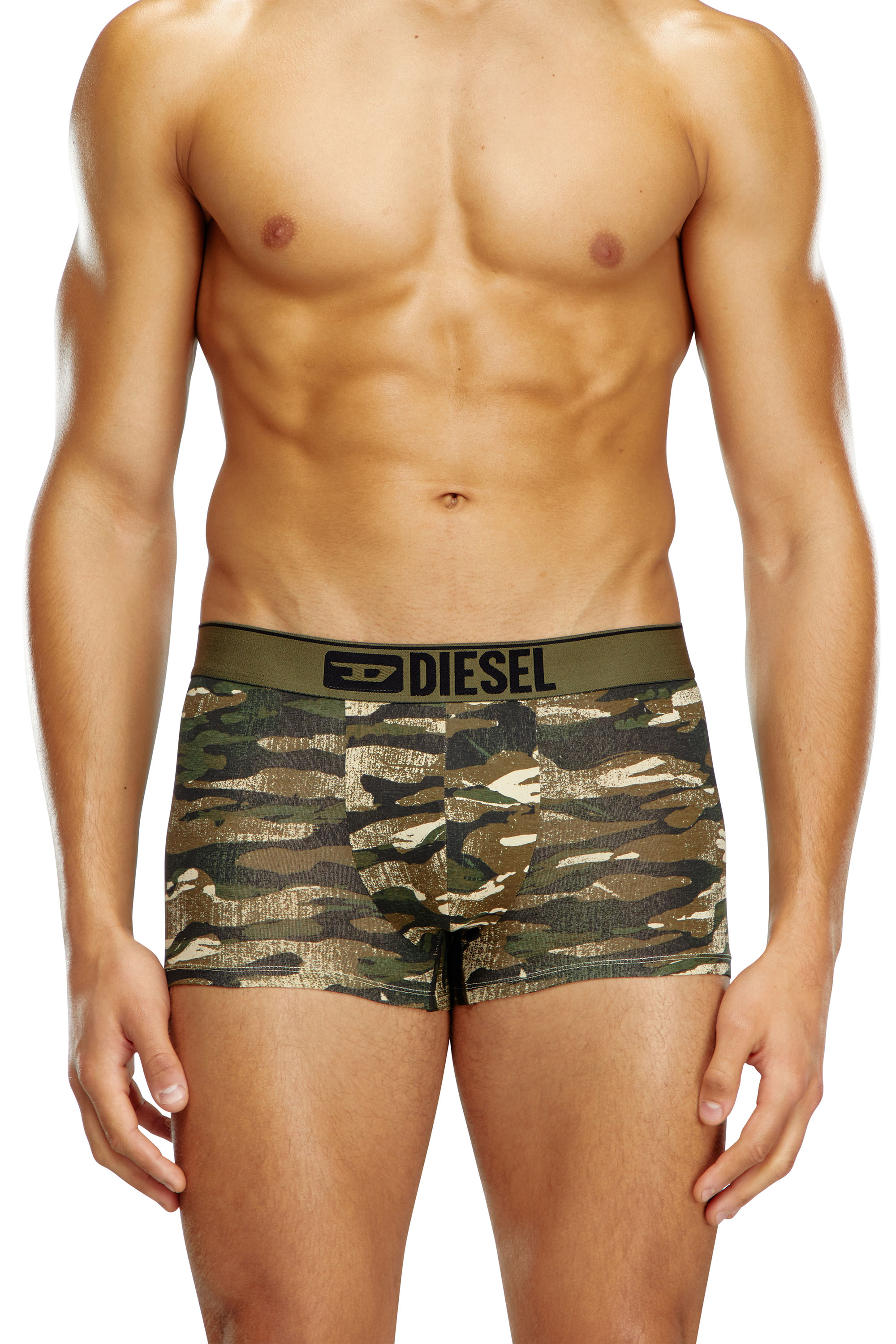 Diesel - UMBX-DAMIEN, Man's Boxer briefs with camo print in Military Green - 2