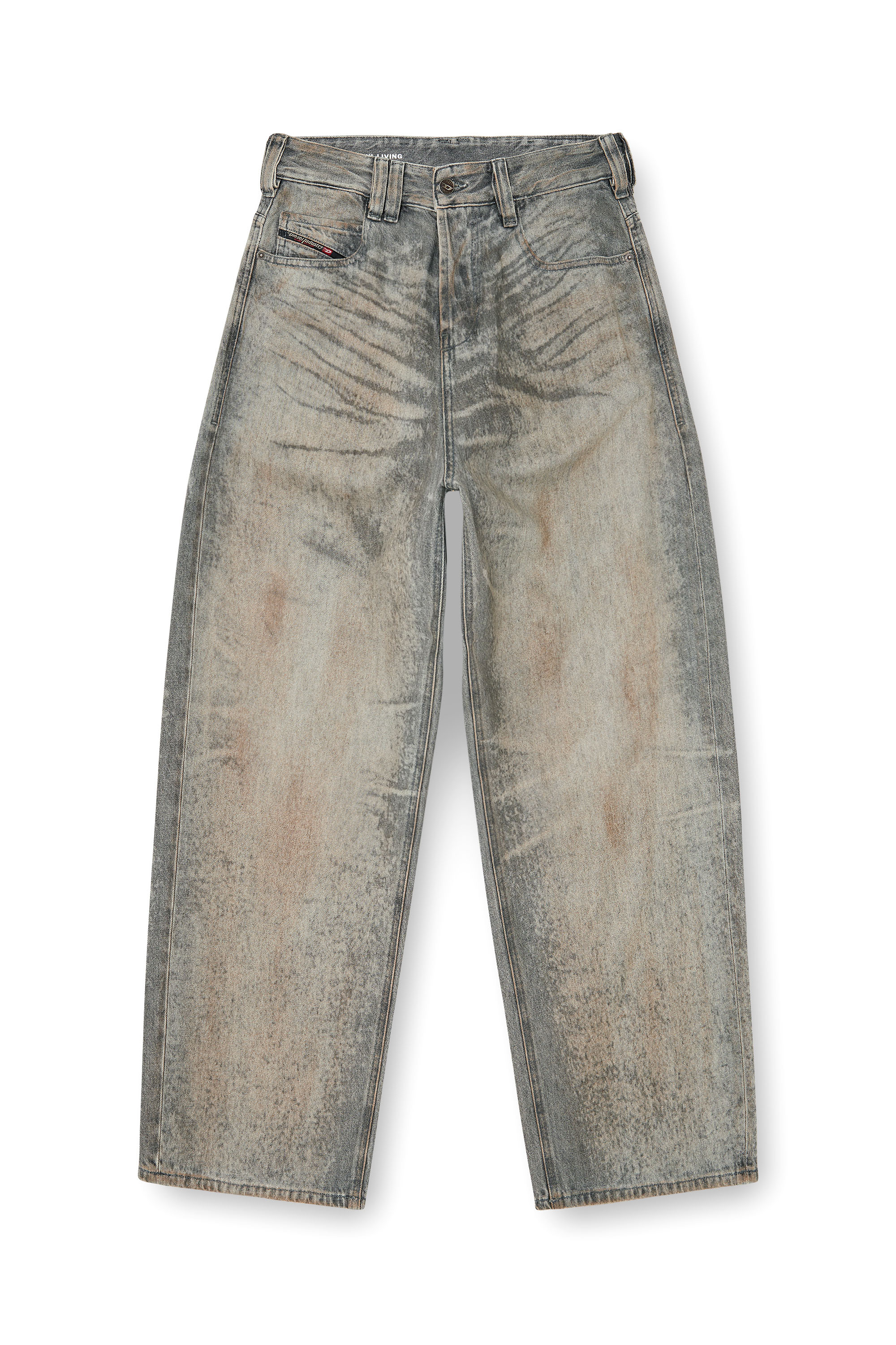 Diesel - Unisex's Relaxed Jeans 1997 D-Enim-M 09P24, Grey - 3