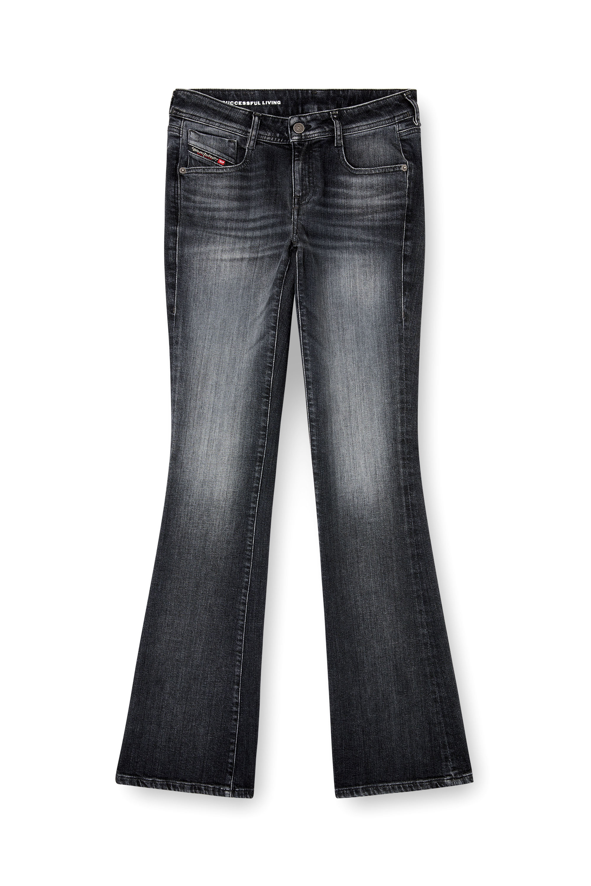 Diesel - Woman's Bootcut Jeans 1969 D-Ebbey 09L98, Black/Dark grey - 6