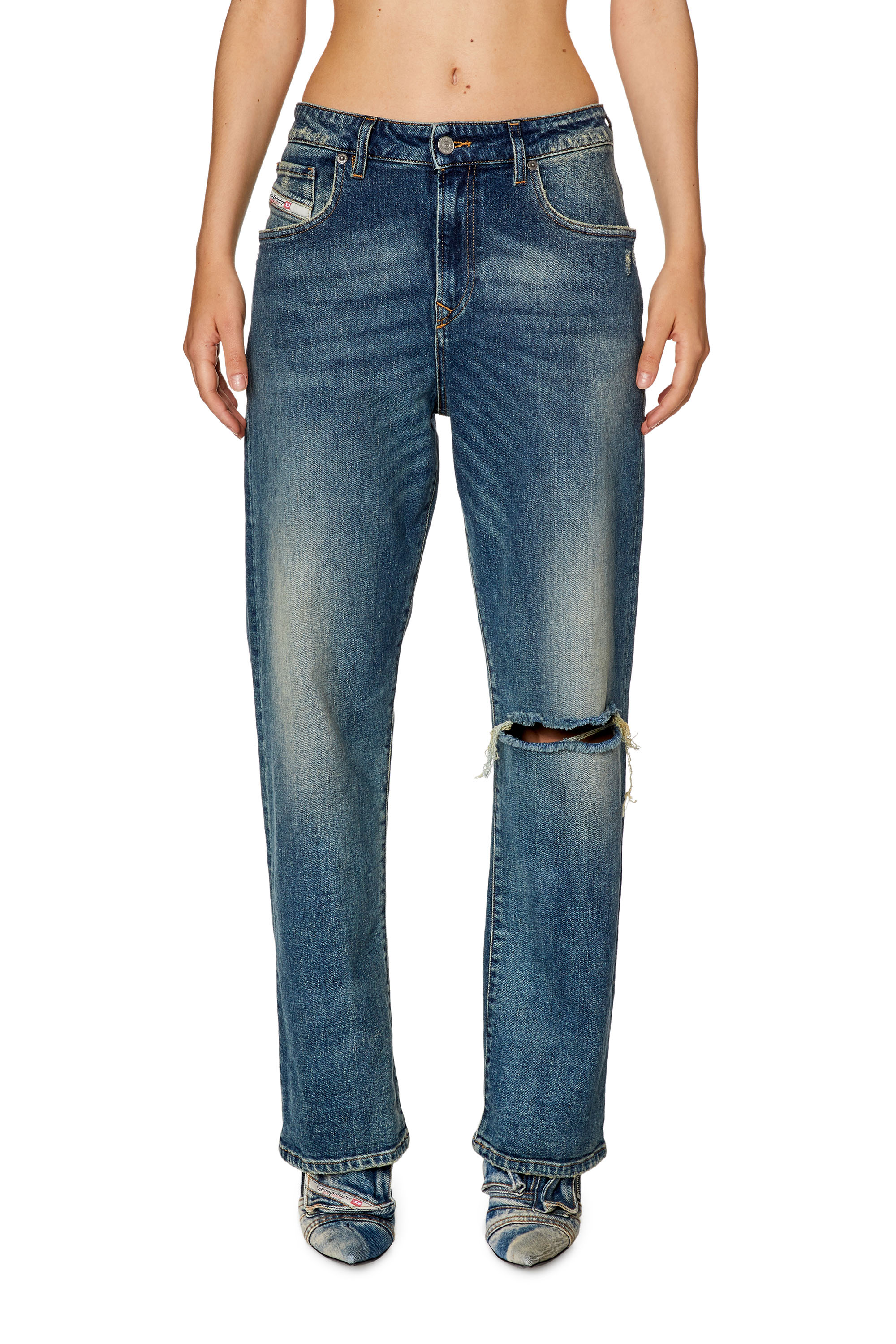 Diesel - Straight Jeans 1999 D-Reggy 007M5, Dark Blue - Image 1