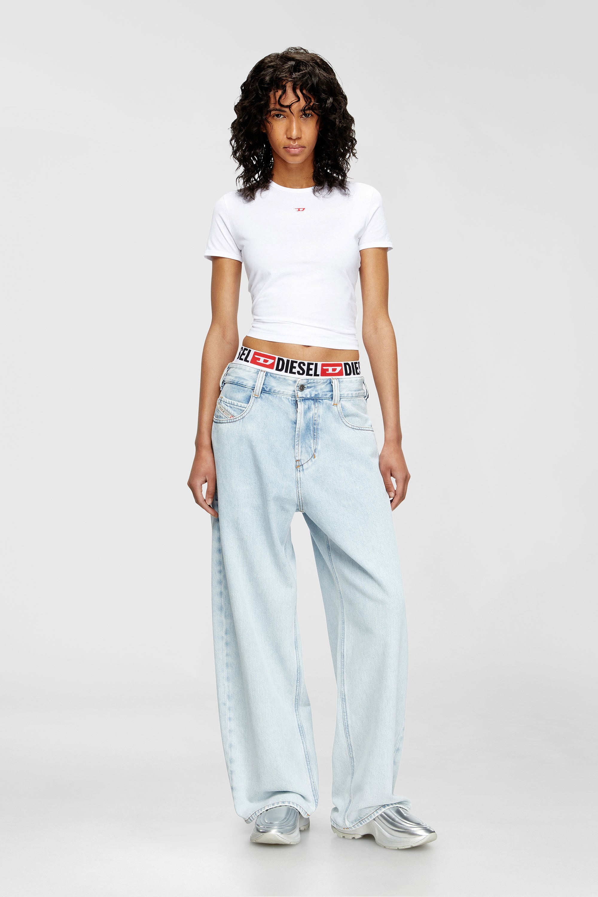 Diesel - Unisex's Relaxed Jeans 1997 D-Enim-M 09M74, Light Blue - 2