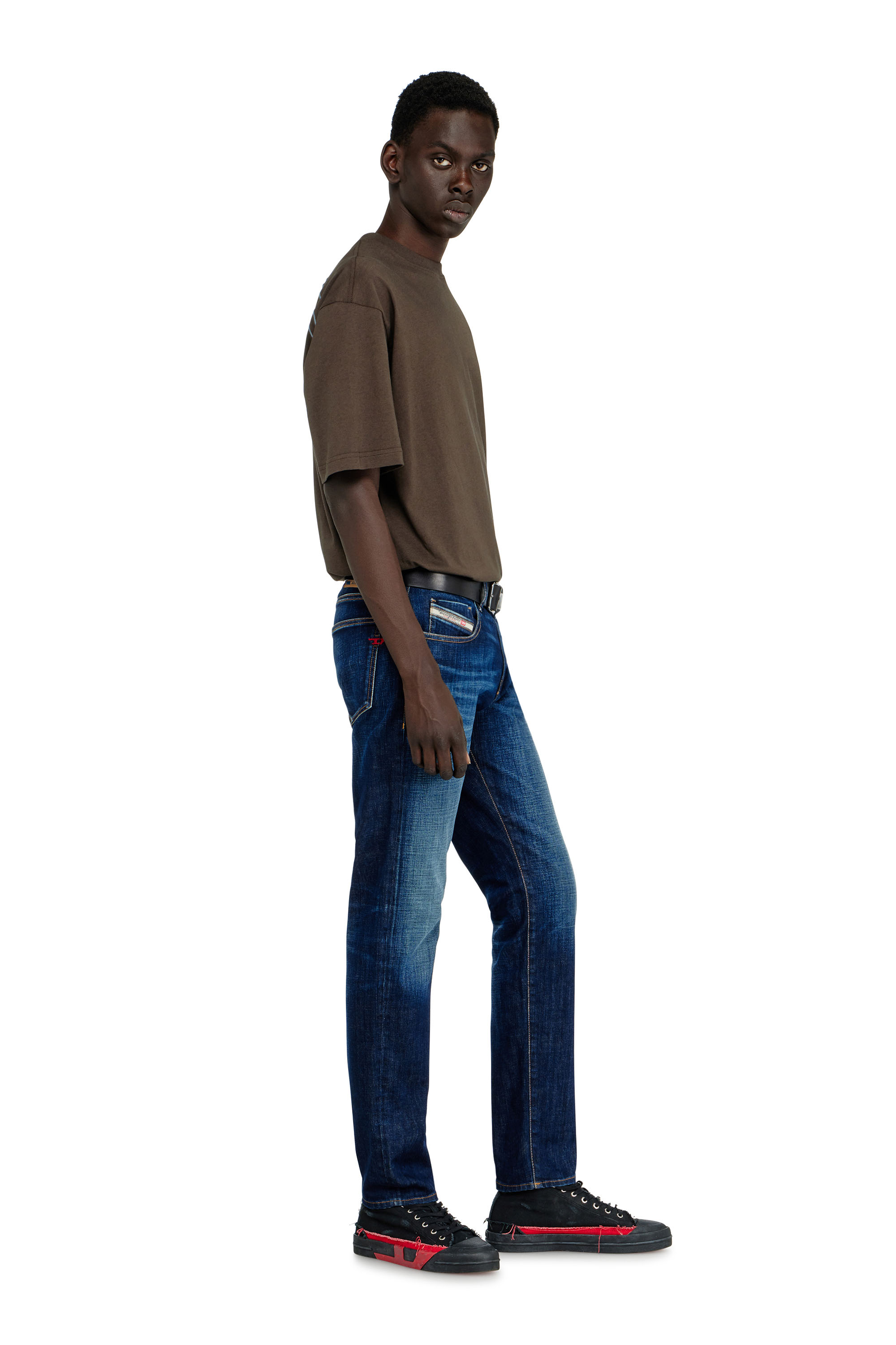 Diesel - Man's Slim Jeans 2019 D-Strukt 09L61, Medium blue - 2