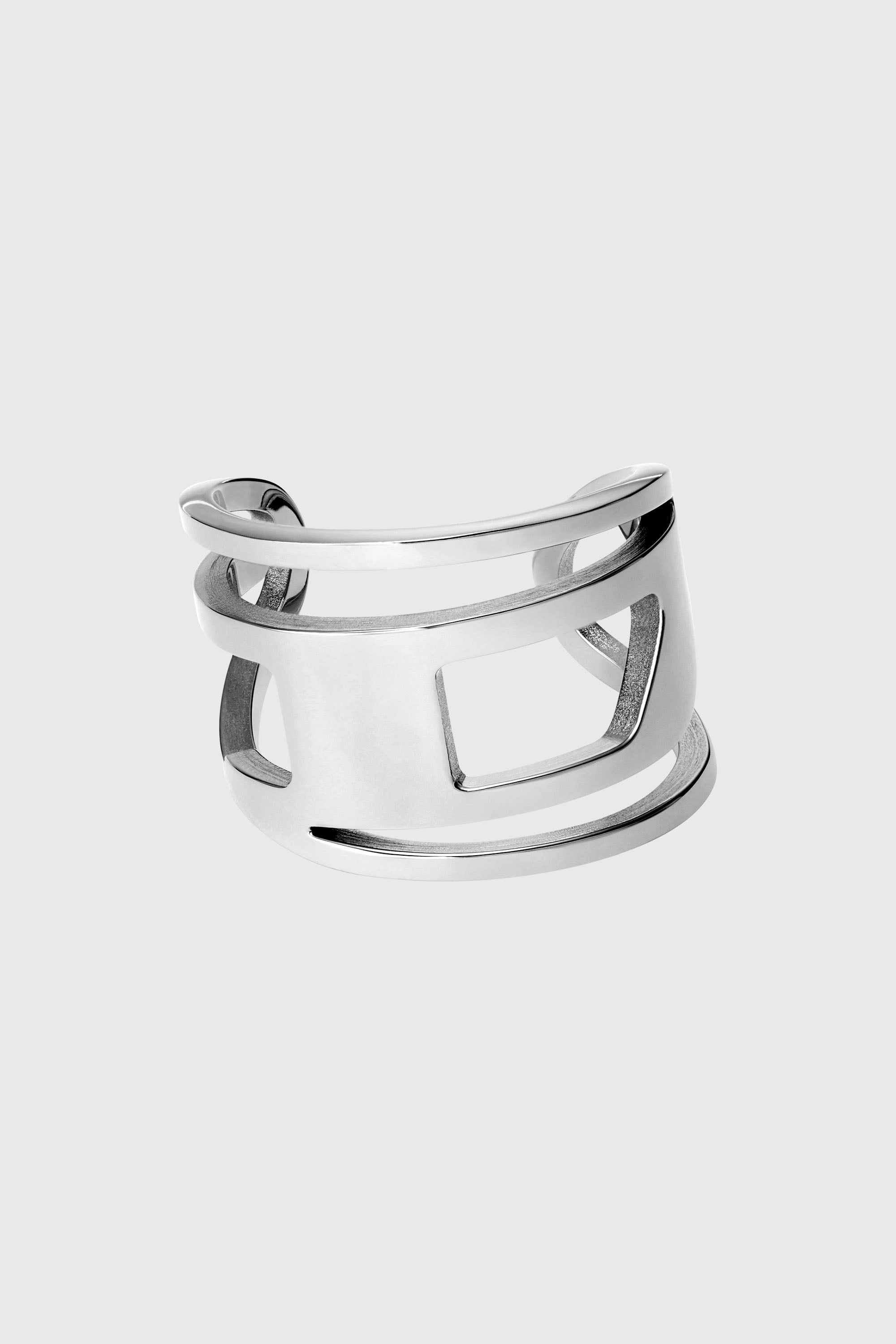 Diesel - DX1548040 JEWEL, Unisex's Stainless Steel Band Ring in Silver - 2