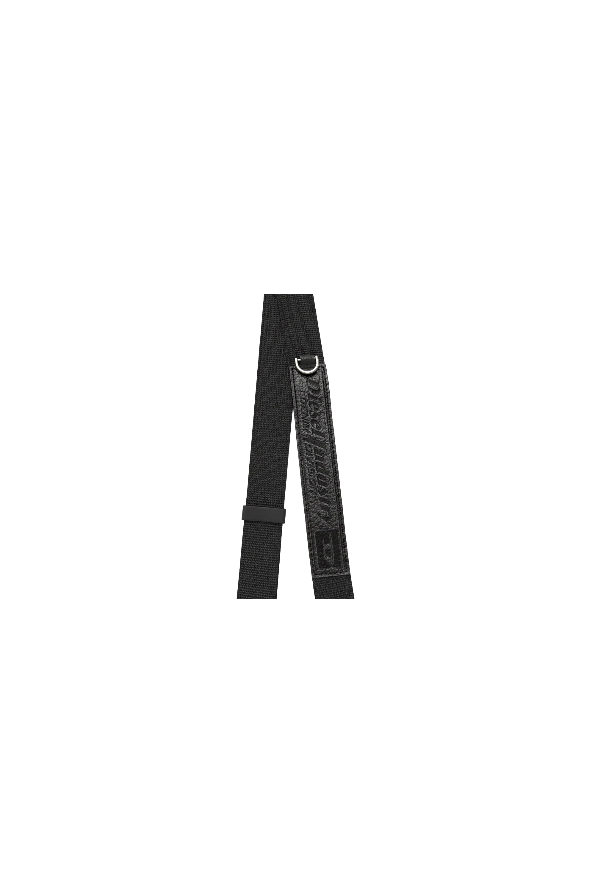 Diesel - 60658 UNIVERSAL STRAP, Unisex's Flag D necklace phone crossbody strap in Black - 3
