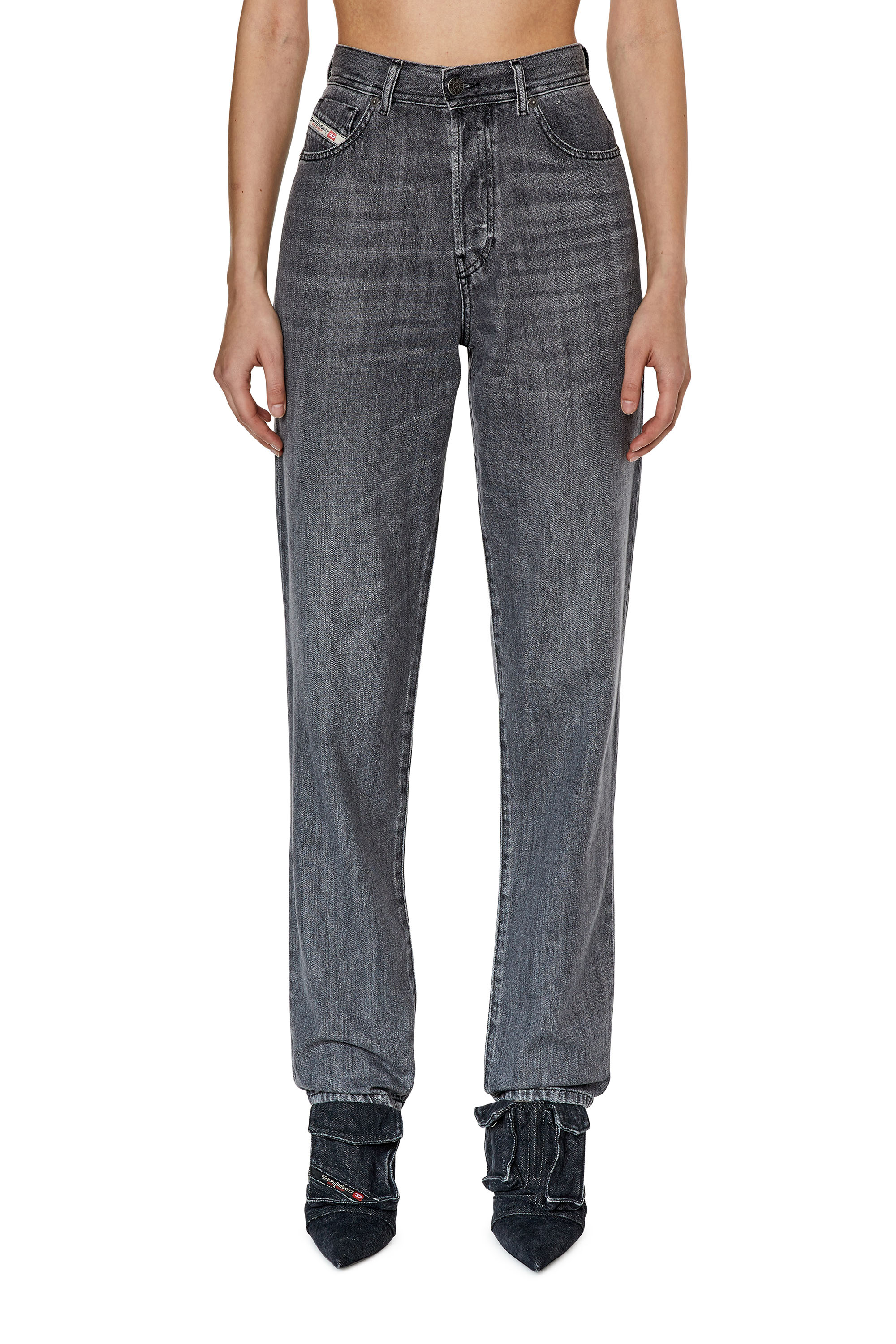 Diesel - Straight Jeans 1956 D-Tulip 068EU, Grey - Image 1