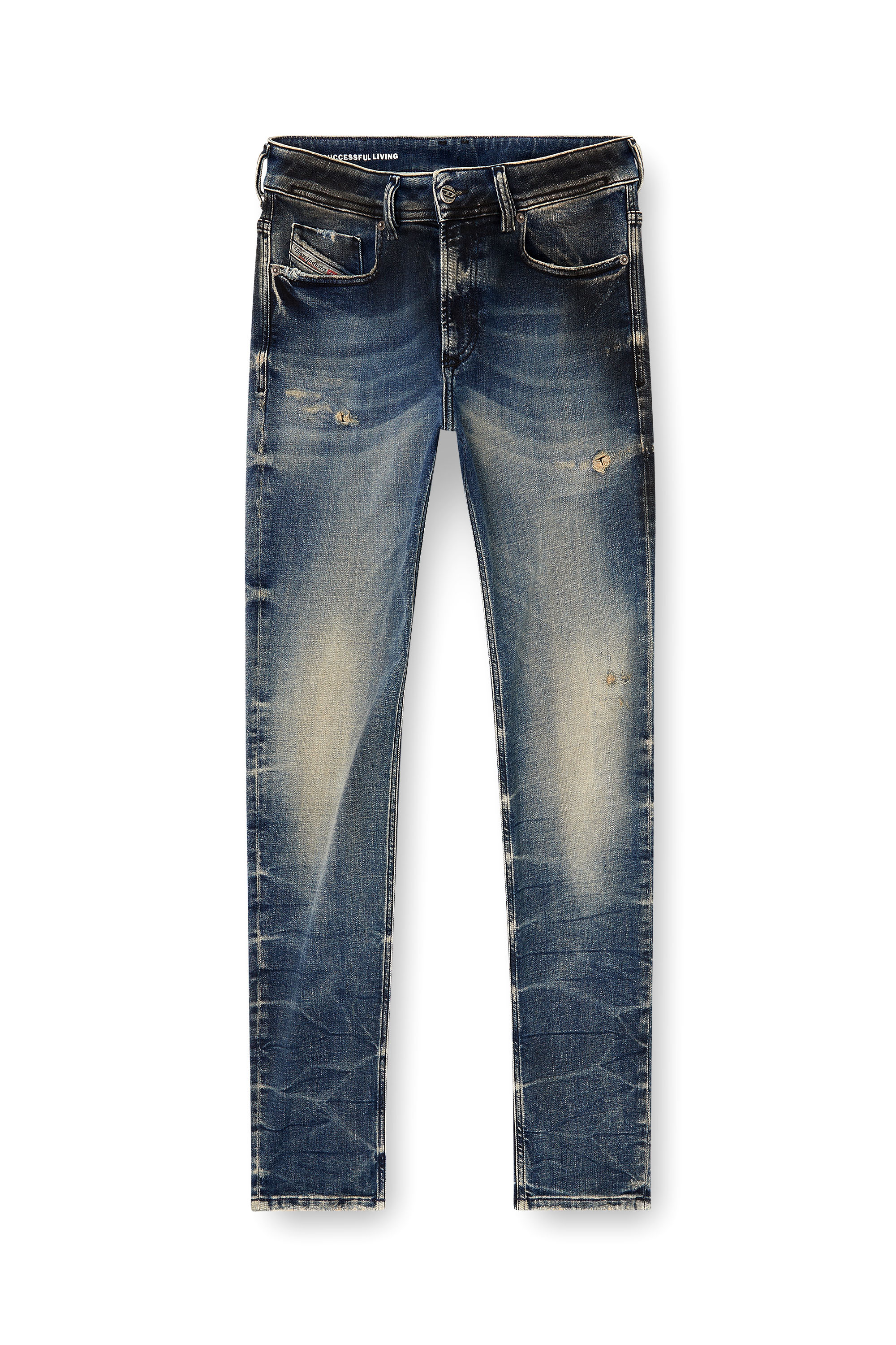 Diesel - Man's Skinny Jeans 1979 Sleenker 09N15, Medium blue - 3