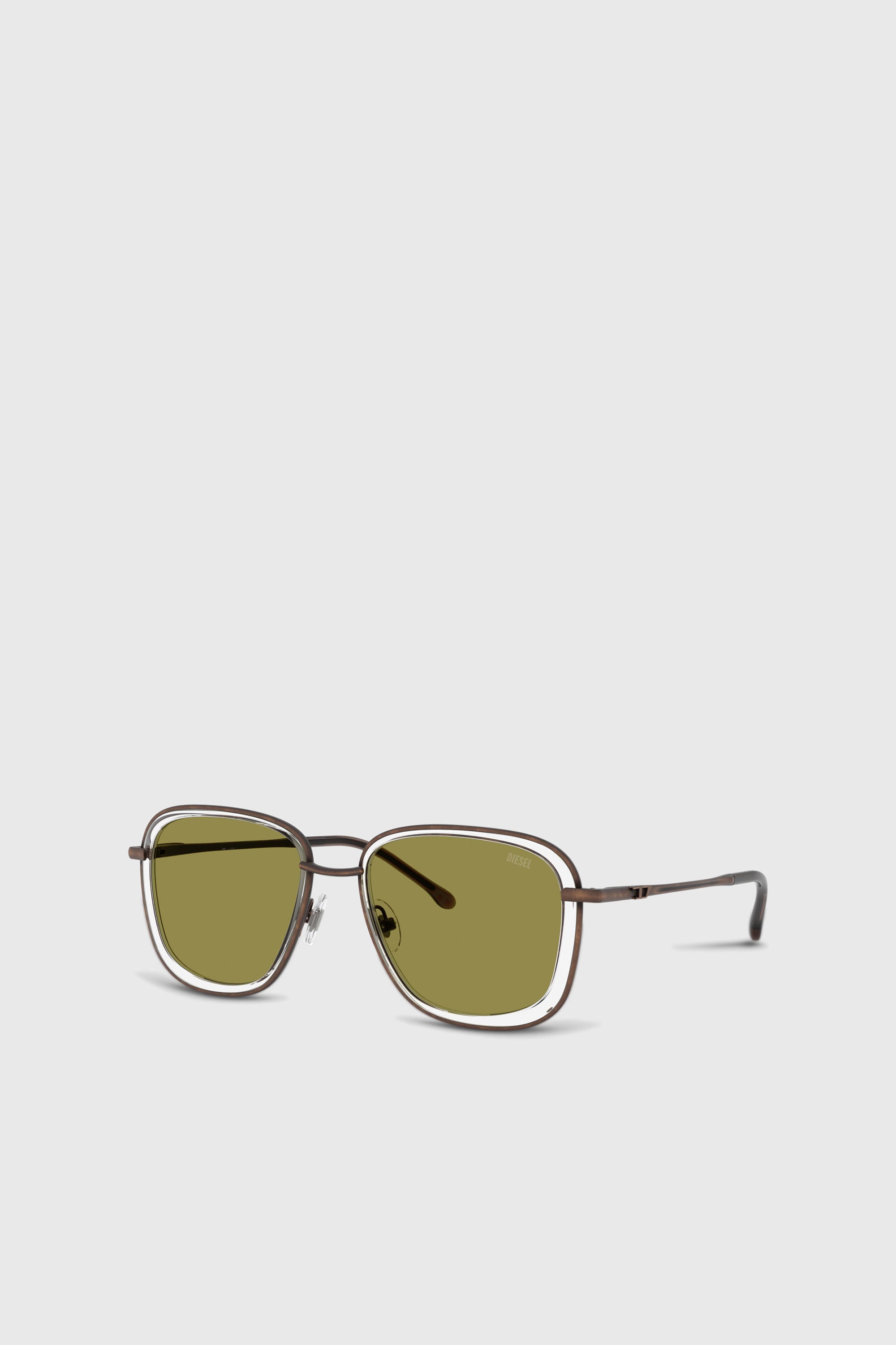 Diesel - 0DL1017, Unisex's Square sunglasses in Green - 4