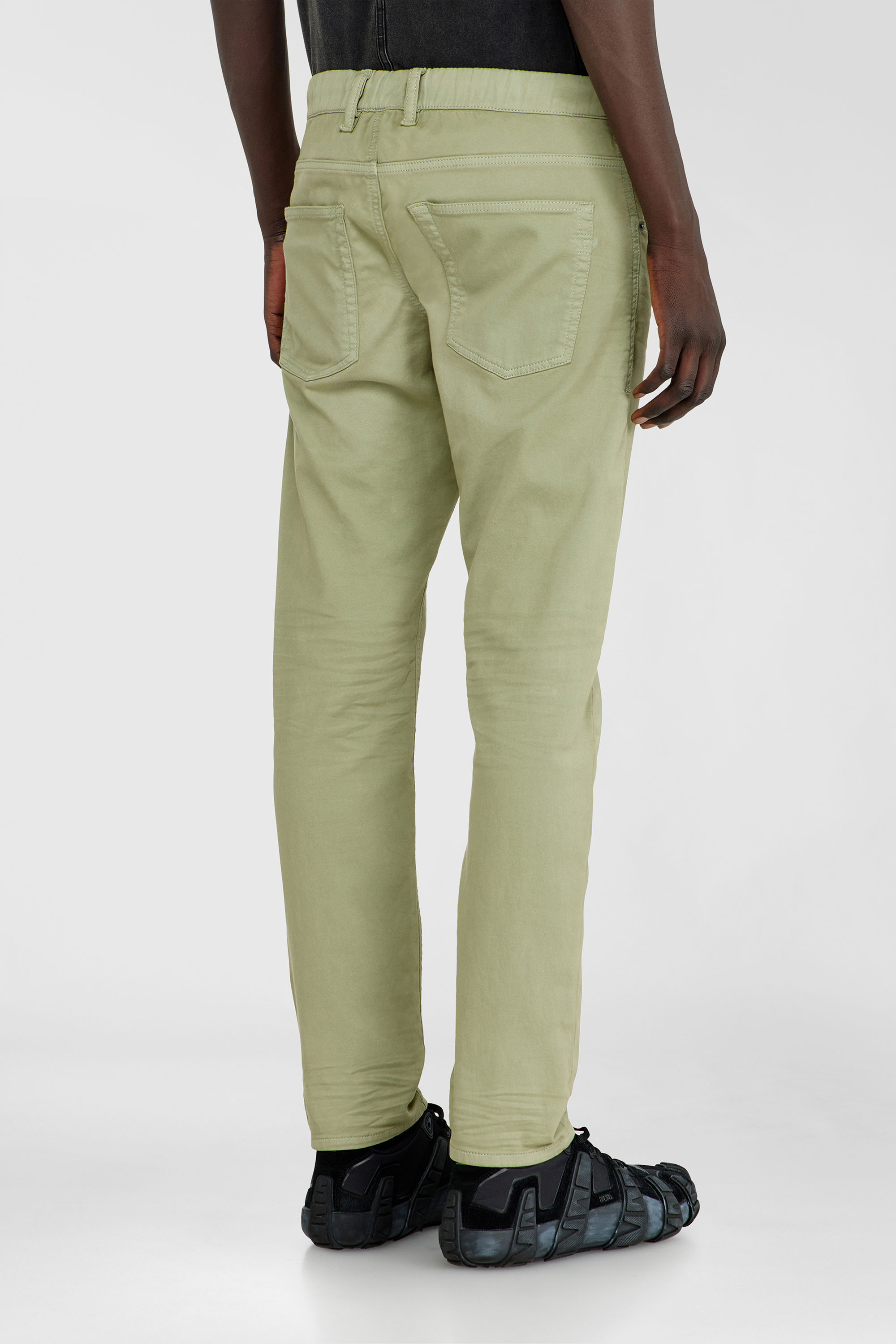 Diesel - Man's Regular 2032 D-Krooley-BW Joggjeans&reg; 0670M, Olive Green - 3