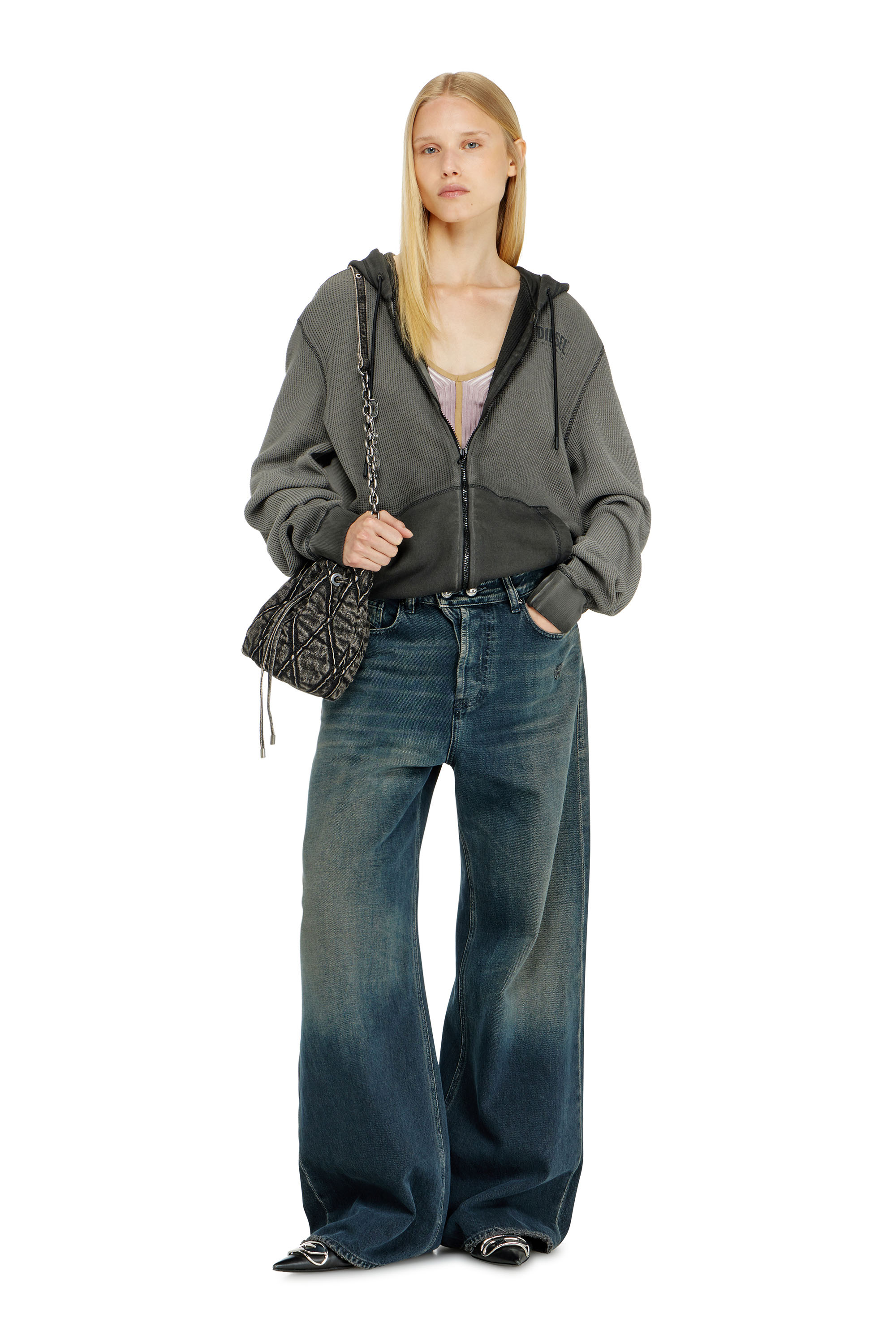 Diesel - Unisex's Relaxed Jeans 1996 D-Sire 09N67, Dark Blue - 1