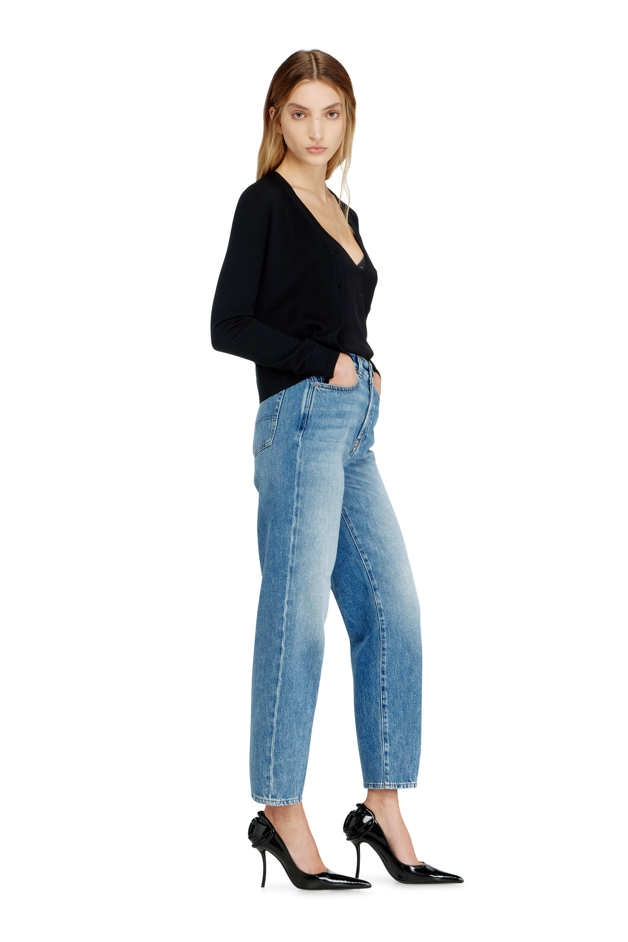 Diesel - Woman's Regular Jeans 1981 D-Went 09Q07, Light Blue - 2