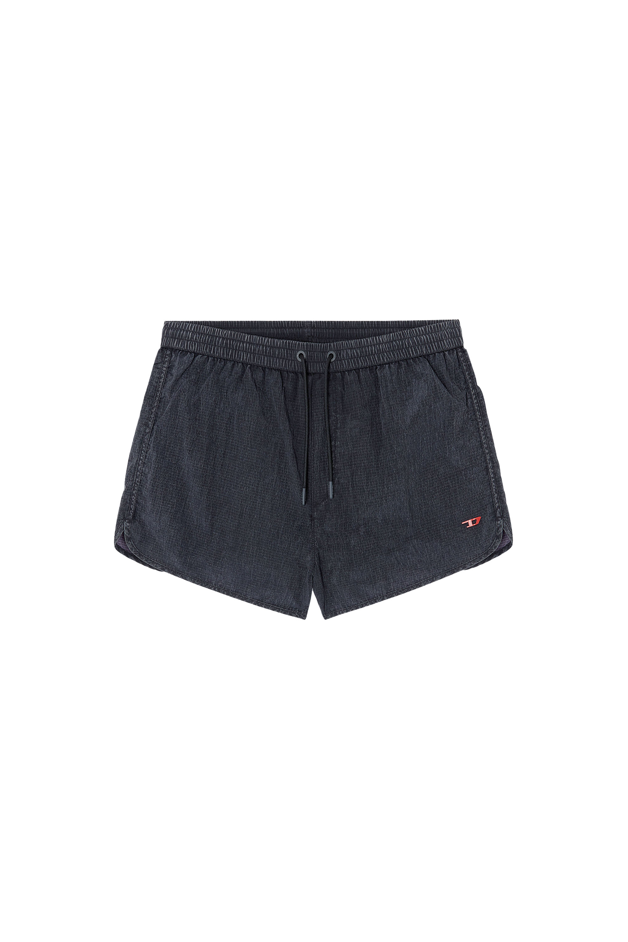 Diesel - OLIVER-30-D-POP, Man's Swim shorts in treated ripstop in Black - 4