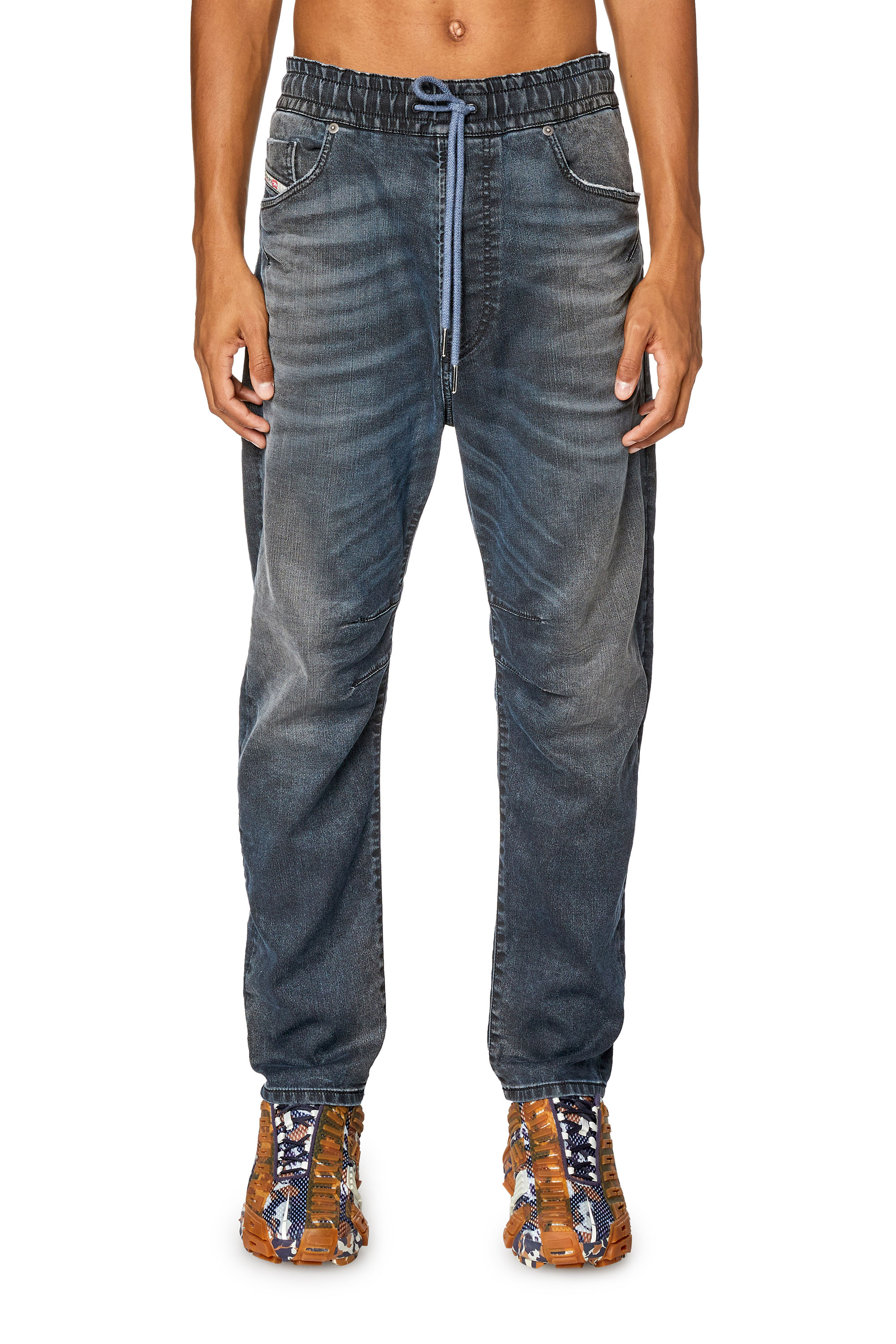 Diesel - Tapered D-Amage JoggJeans® 068EX, Dark Blue - Image 1