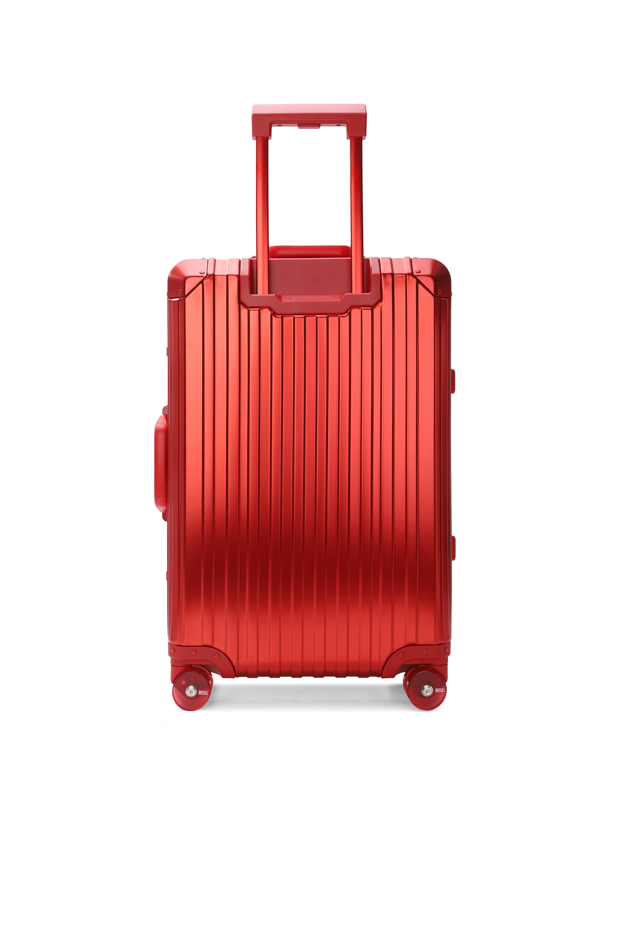 Diesel - DIESEL ALUMINUM TROLLEY- DSL002, Unisex's Aluminum suitcase size M in Red - 2