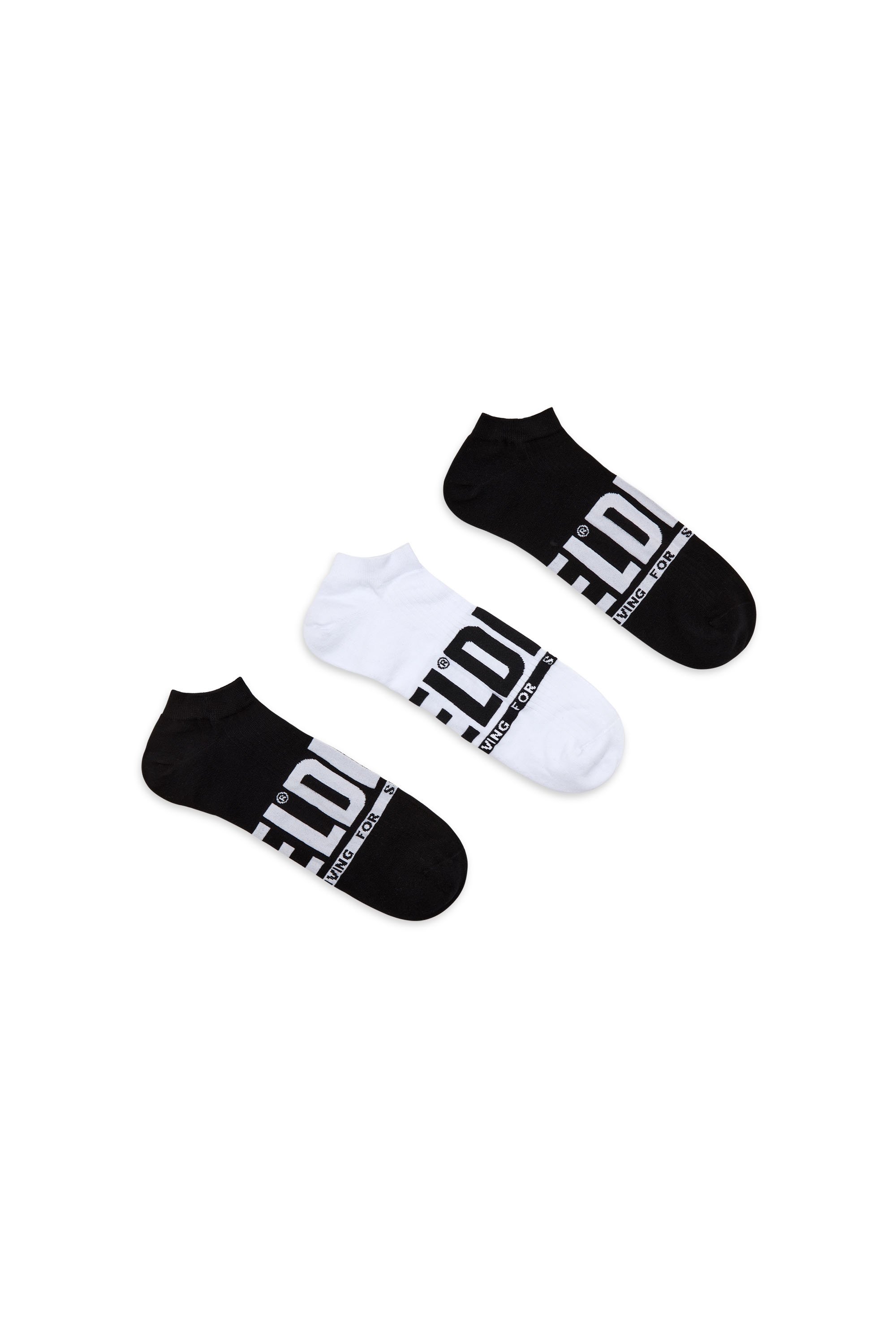 SKM-GOST-THREEPACK, Black/White - Socks