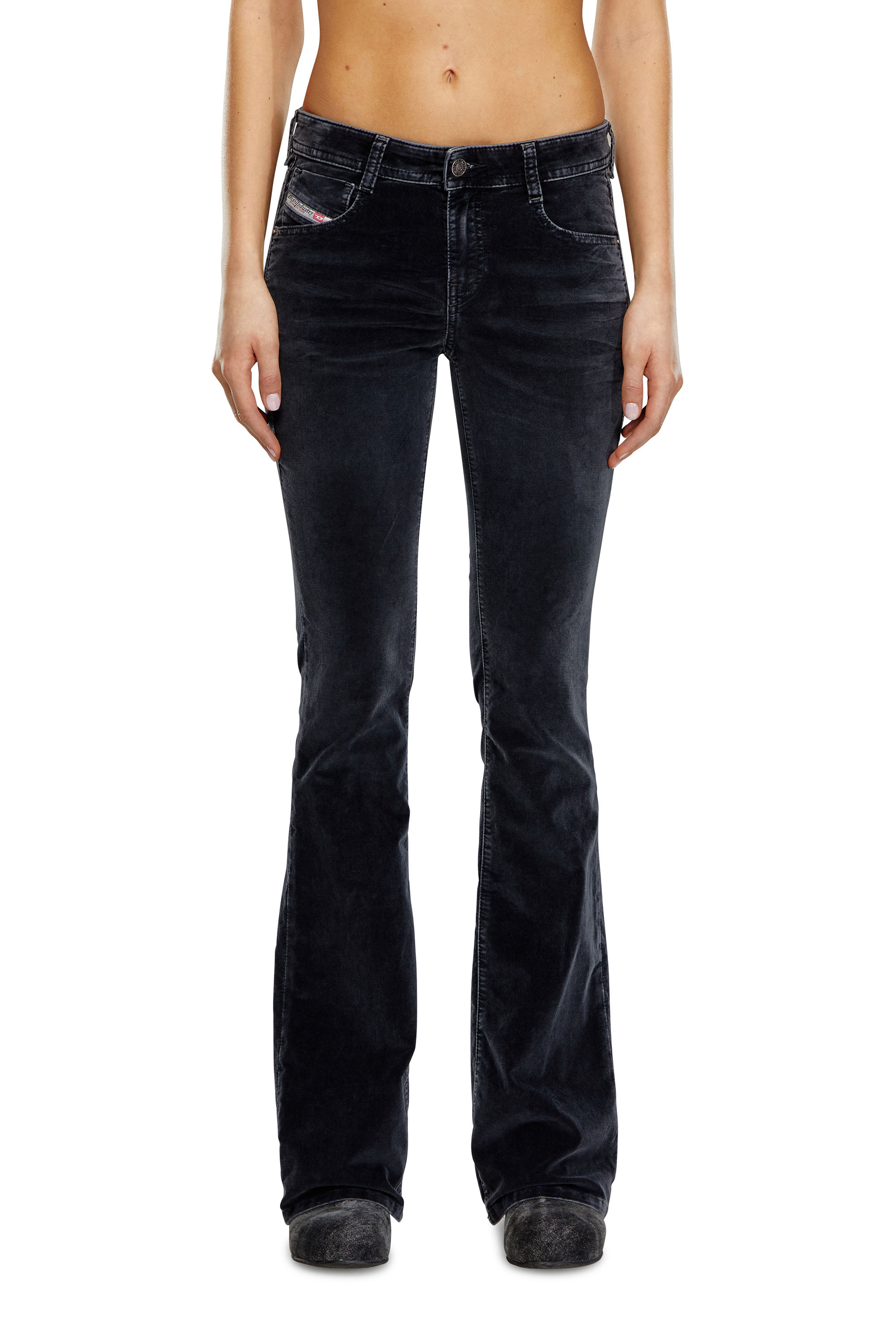 Diesel - Woman Bootcut and Flare Jeans 1969 D-Ebbey 003HL, Black - Image 1