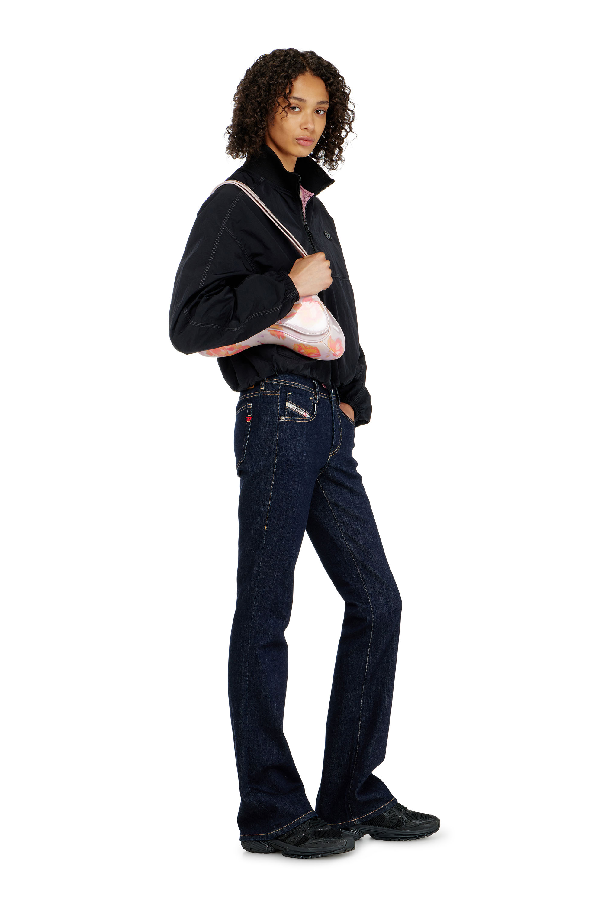 Diesel - Woman's Bootcut Jeans 1969 D-Ebbey 0HDBM, Dark Blue - 2