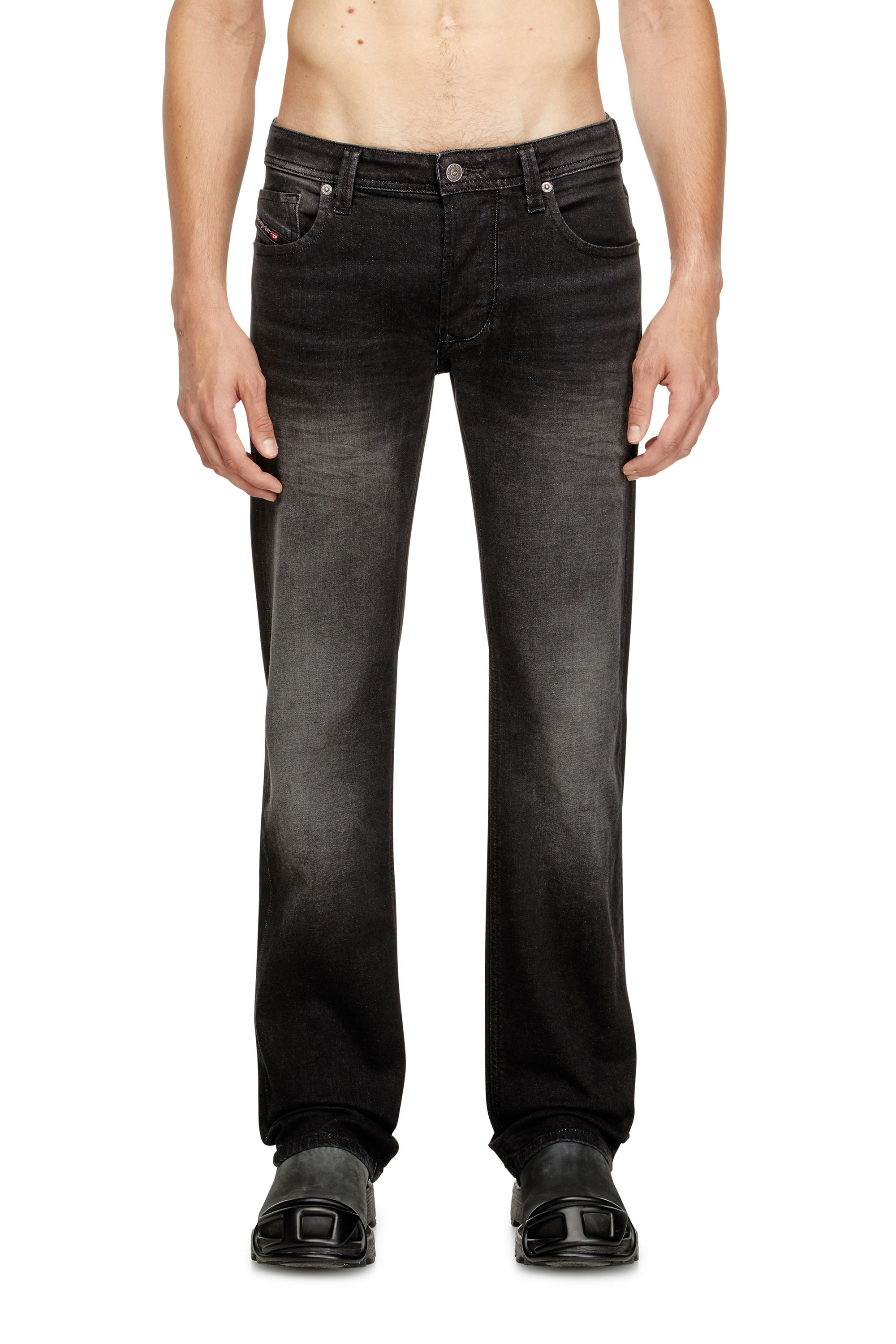 Diesel - Man's Regular Jeans 1985 Larkee 0DBDT, Black/Dark grey - 1