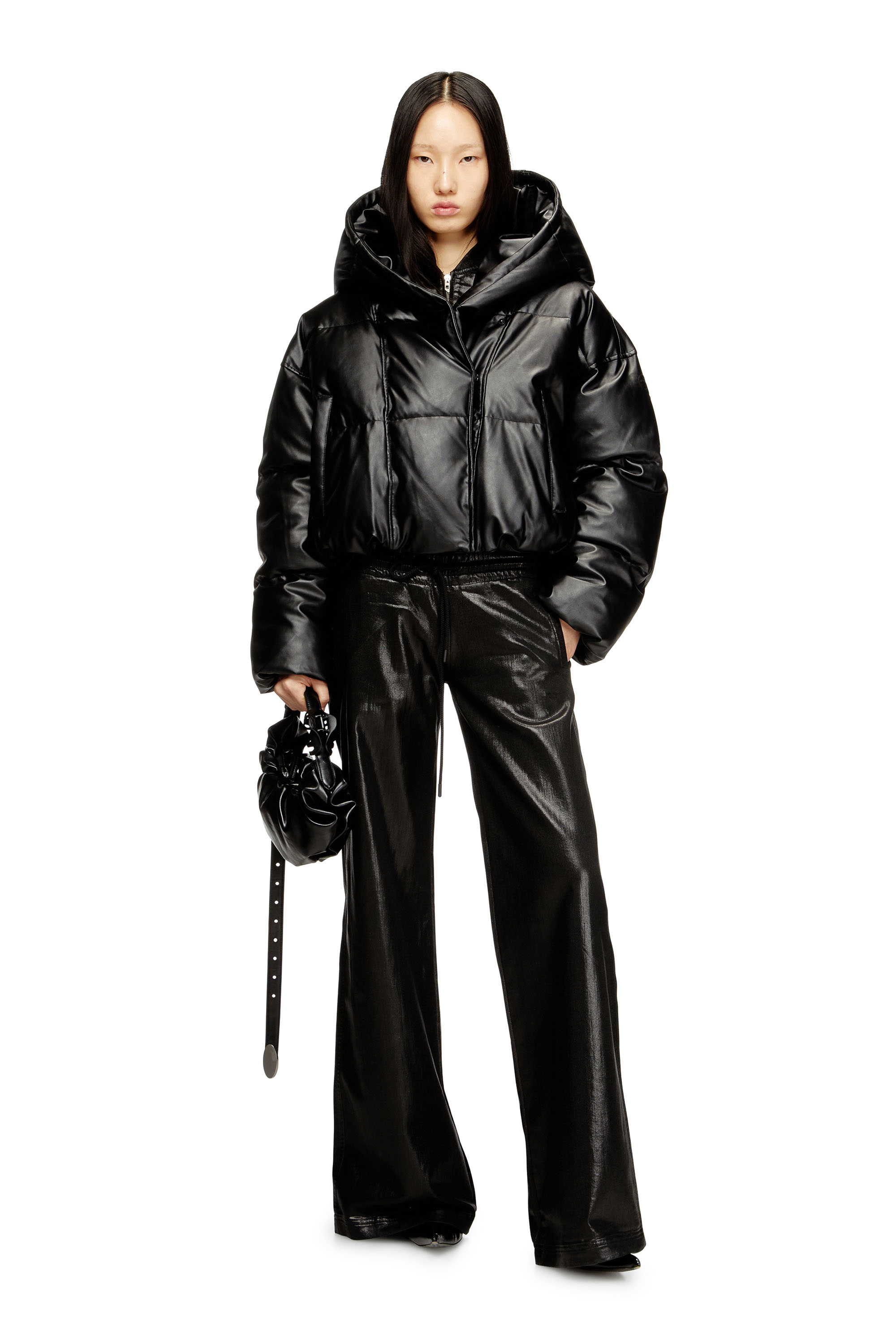 Diesel - GRAB-D HOBO S, Woman's Grab-D-Hobo bag in Black - 2