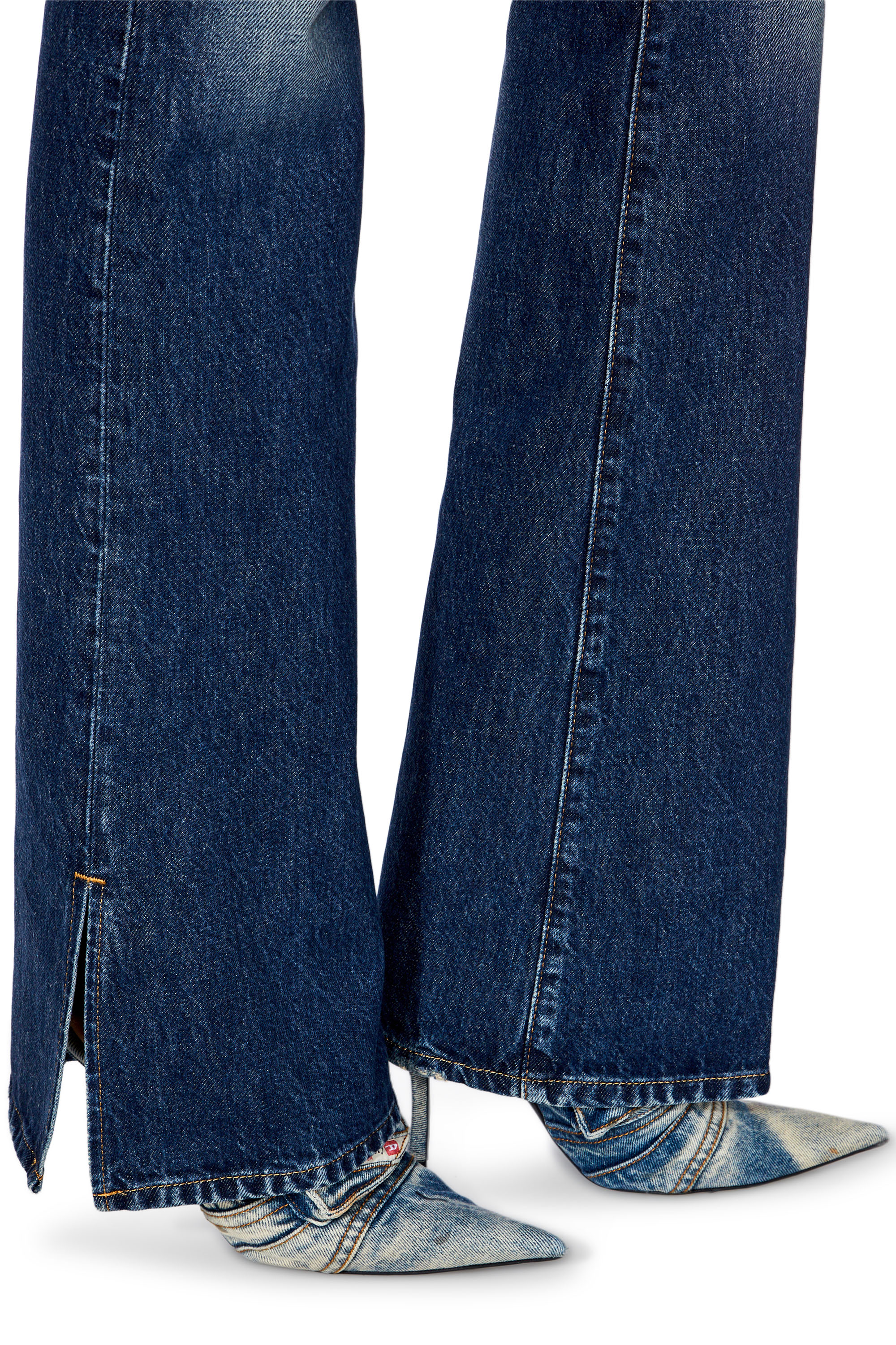 Diesel - Bootcut and Flare Jeans 1969 D-Ebbey 09G92, Dark Blue - Image 3