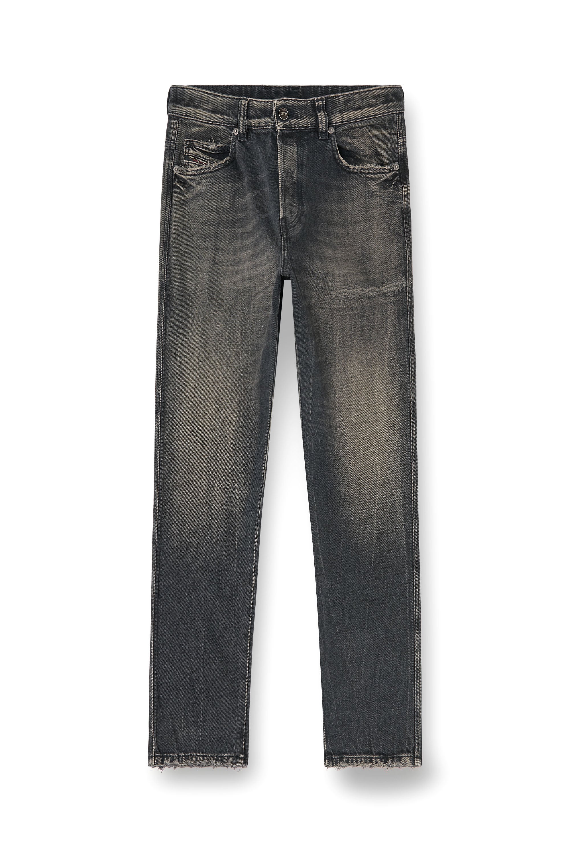 Diesel - Man's Slim Jeans 1993 D-Vyl 09P46, Black/Dark grey - 3