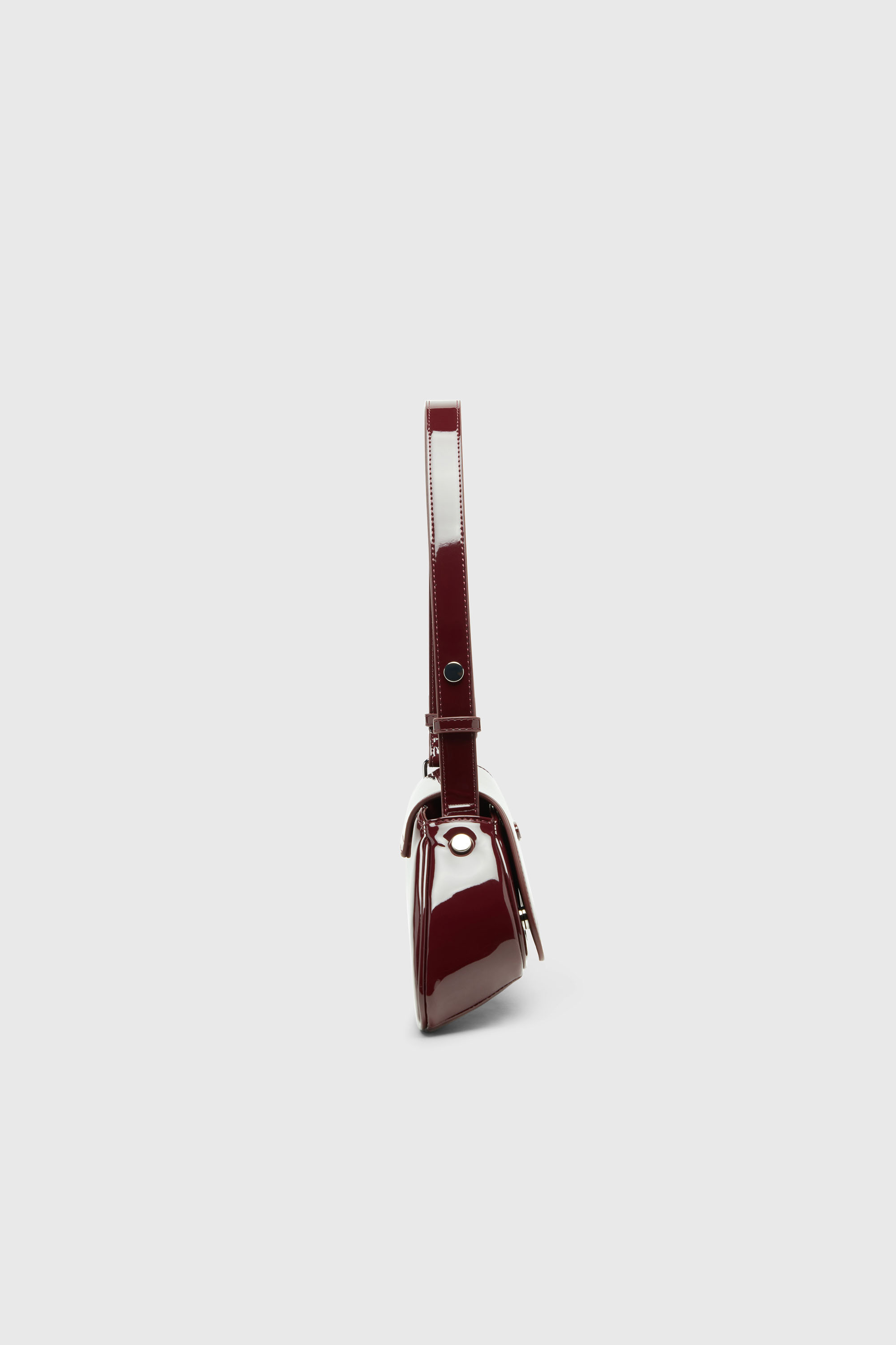 Diesel - PLAY CROSSBODY, Woman's Play-Glossy crossbody bag in Burgundy - 4