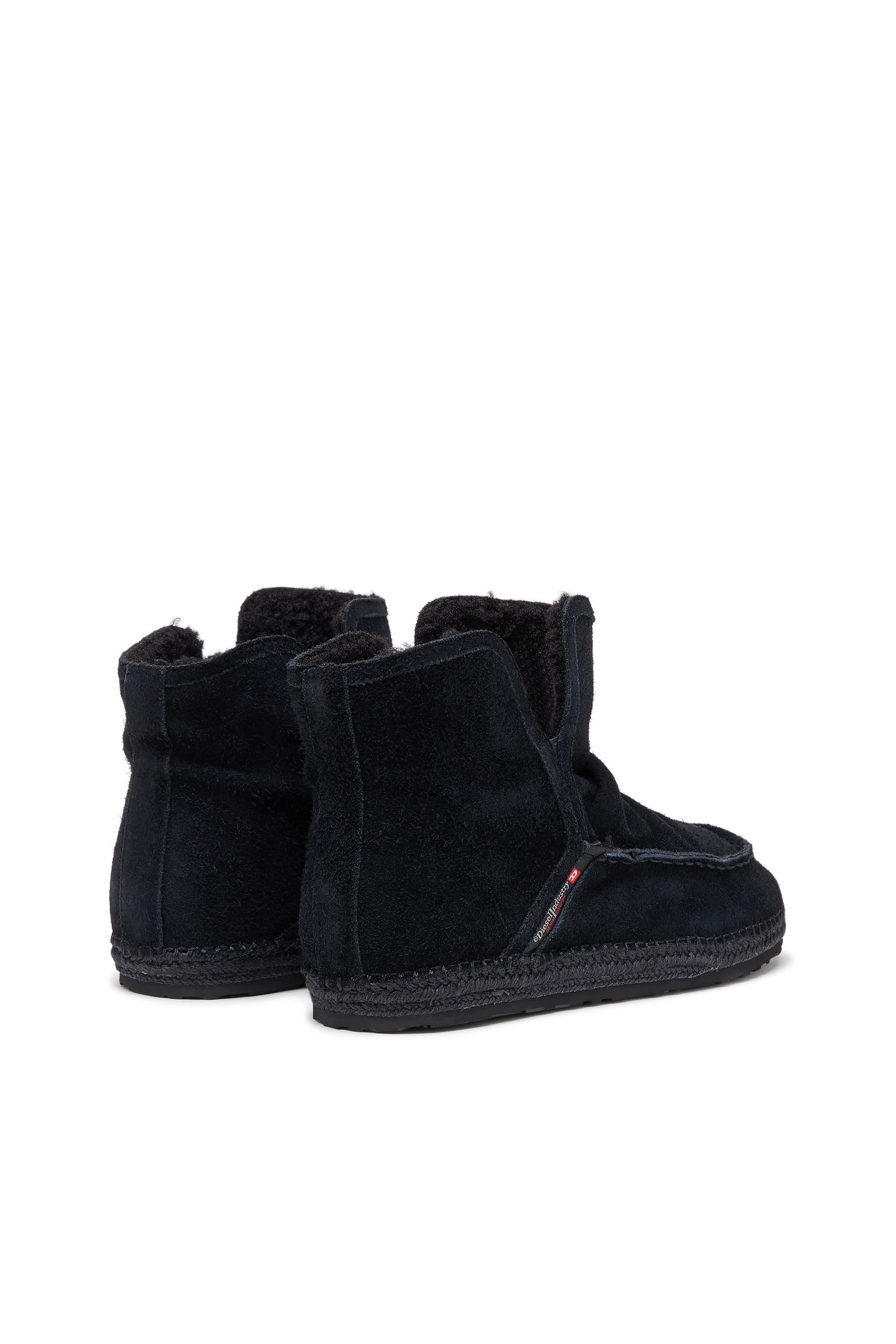 Diesel - D-LUKAS AKB, Man's D-Lukas - Leather ankle boots with internal lining in Black - 3