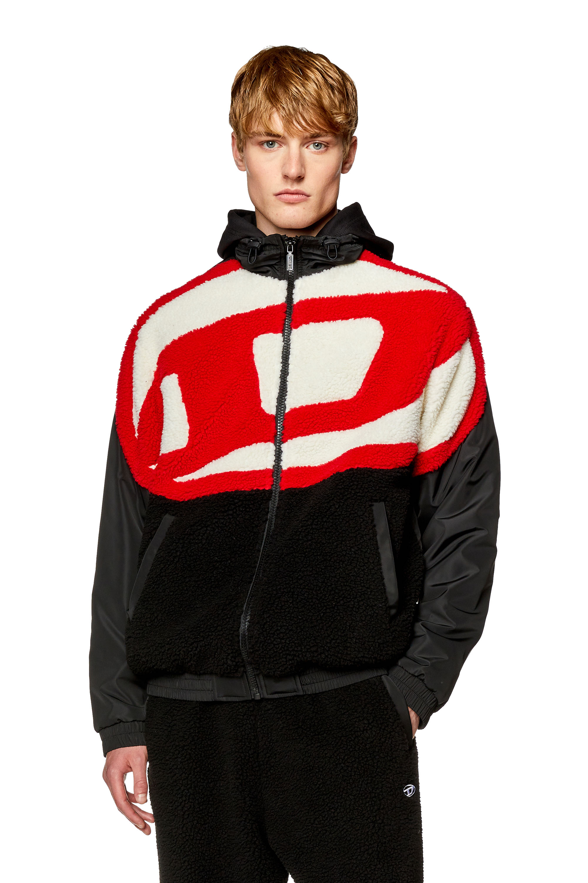 Diesel - S-OVADY, Black/Red - Image 1