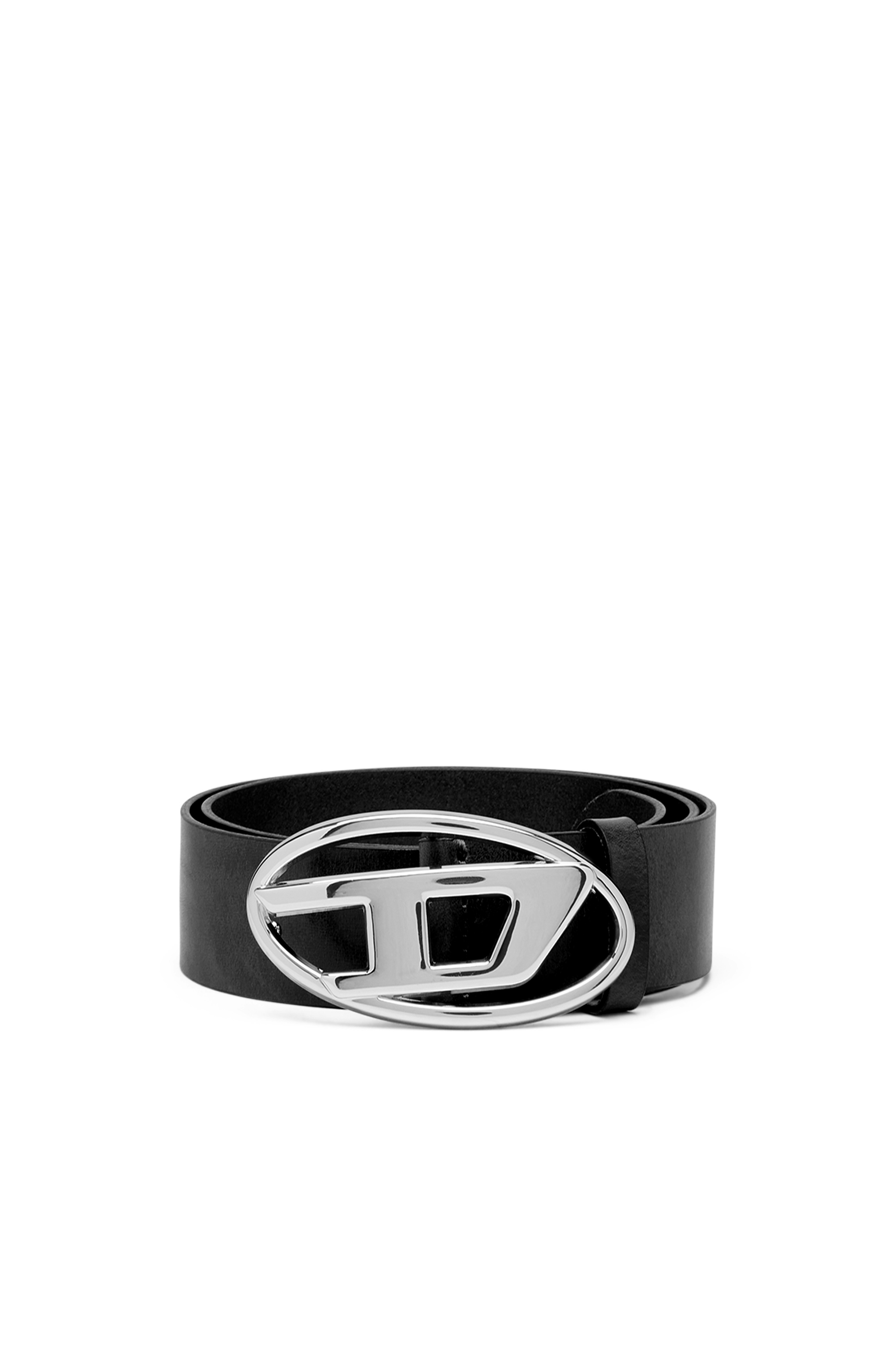Diesel - B-1DR W, Woman Belt with D logo buckle in Black - Image 2