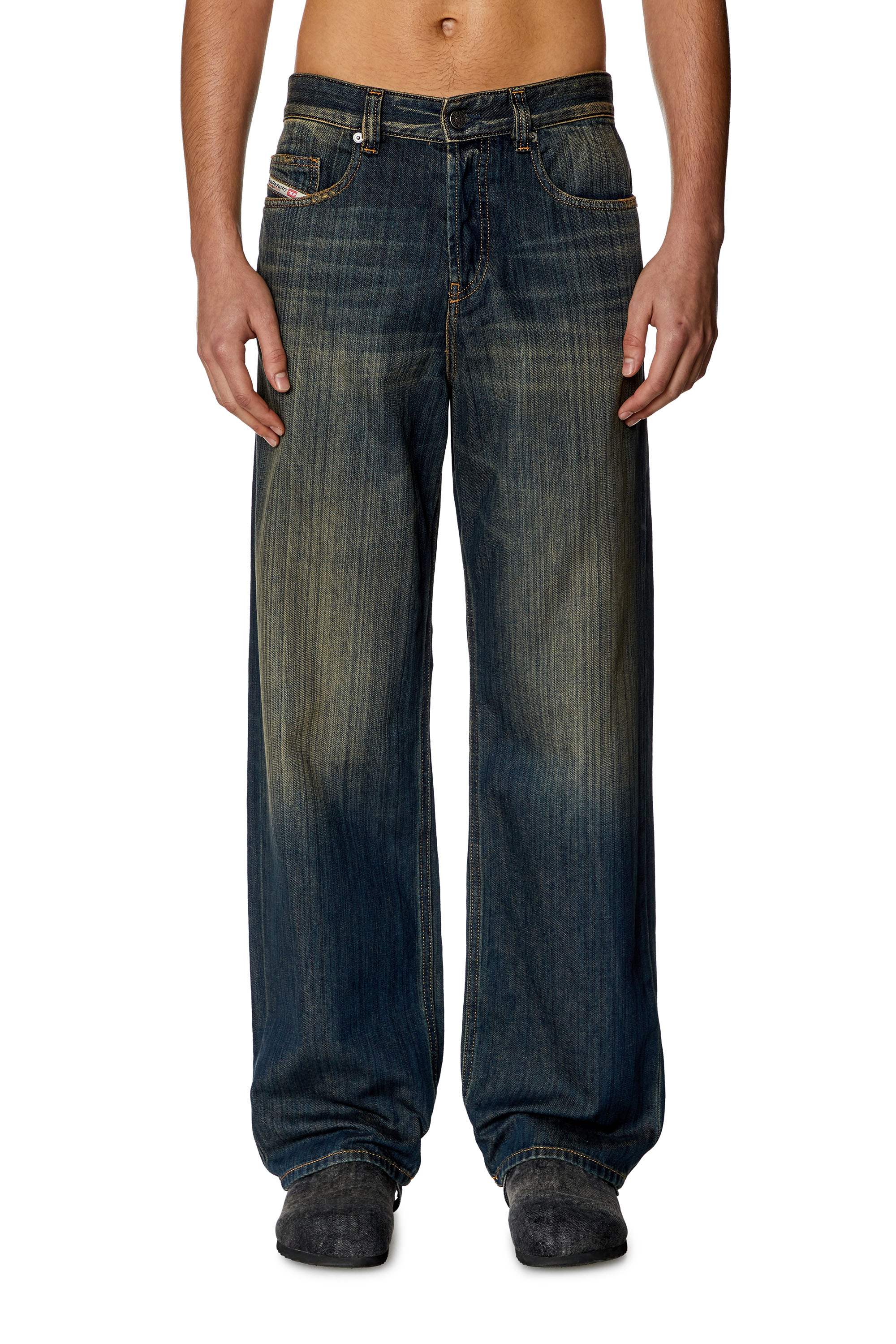 Diesel - Straight Jeans 2001 D-Macro 09I20, Dark Blue - Image 2