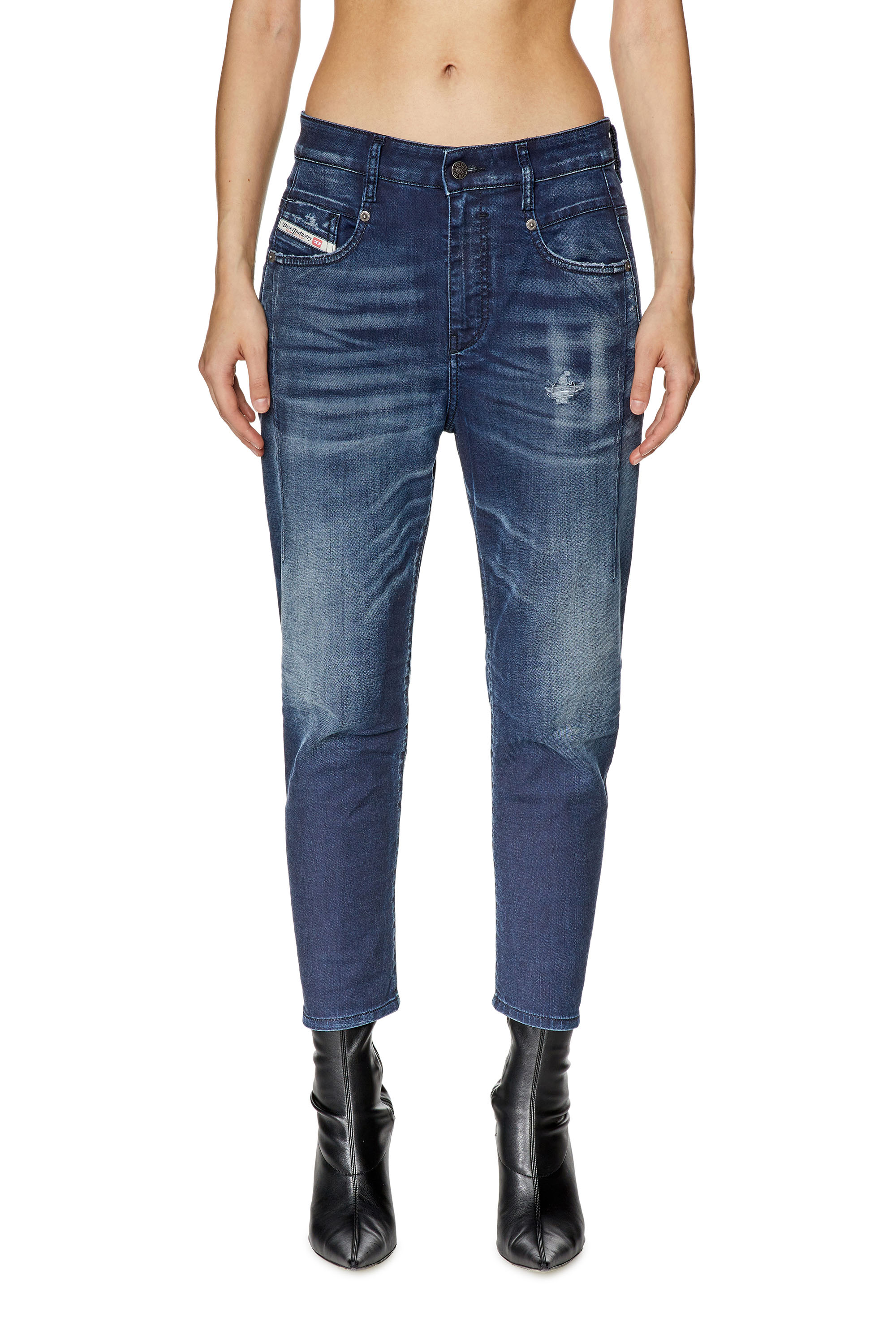 Diesel - Boyfriend Fayza JoggJeans® 068FQ, Dark Blue - Image 1