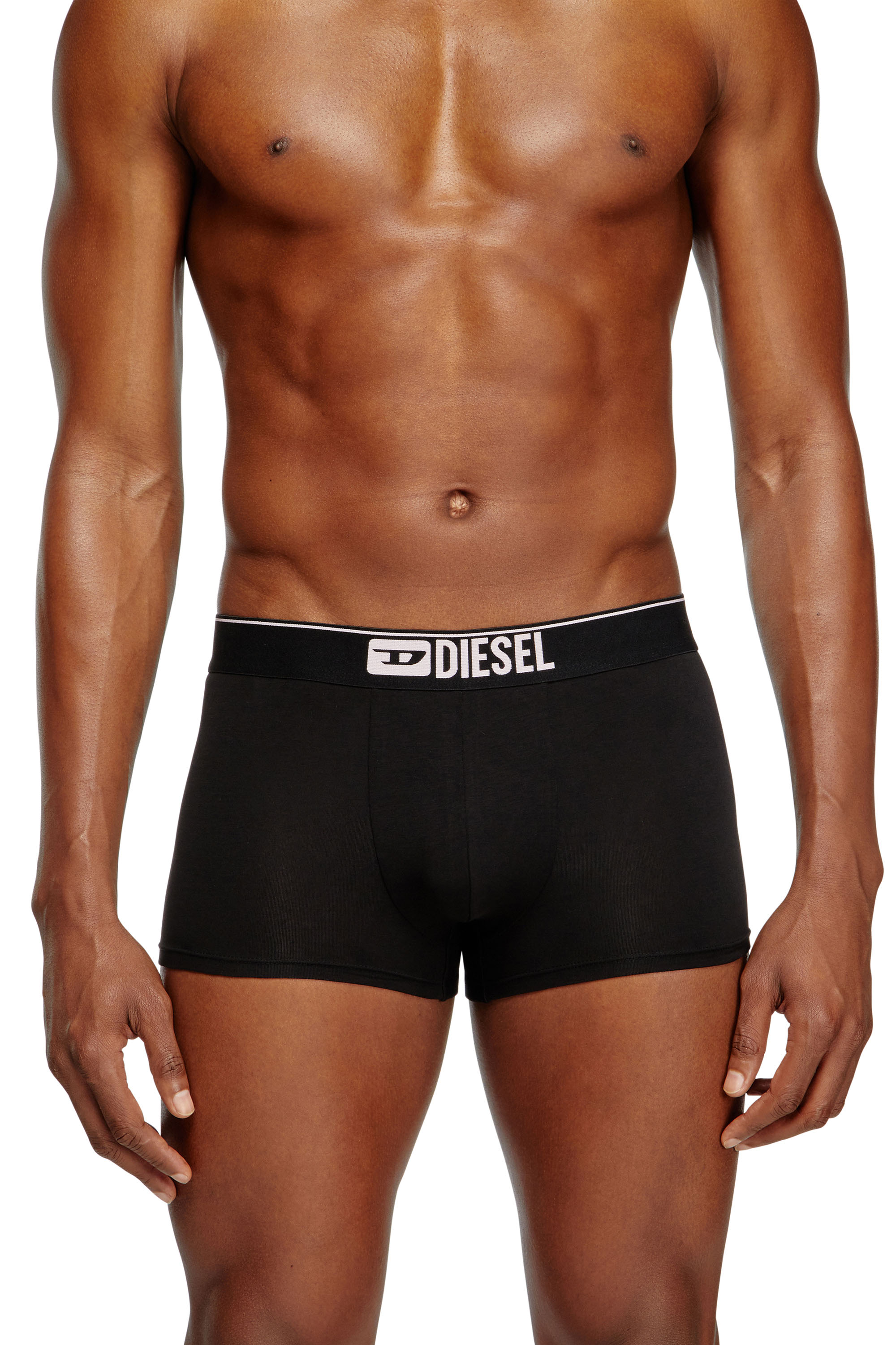 Diesel - UMBX-DAMIENTHREEPACK, Man's Three-pack of plain boxer in Black/Pink - 2