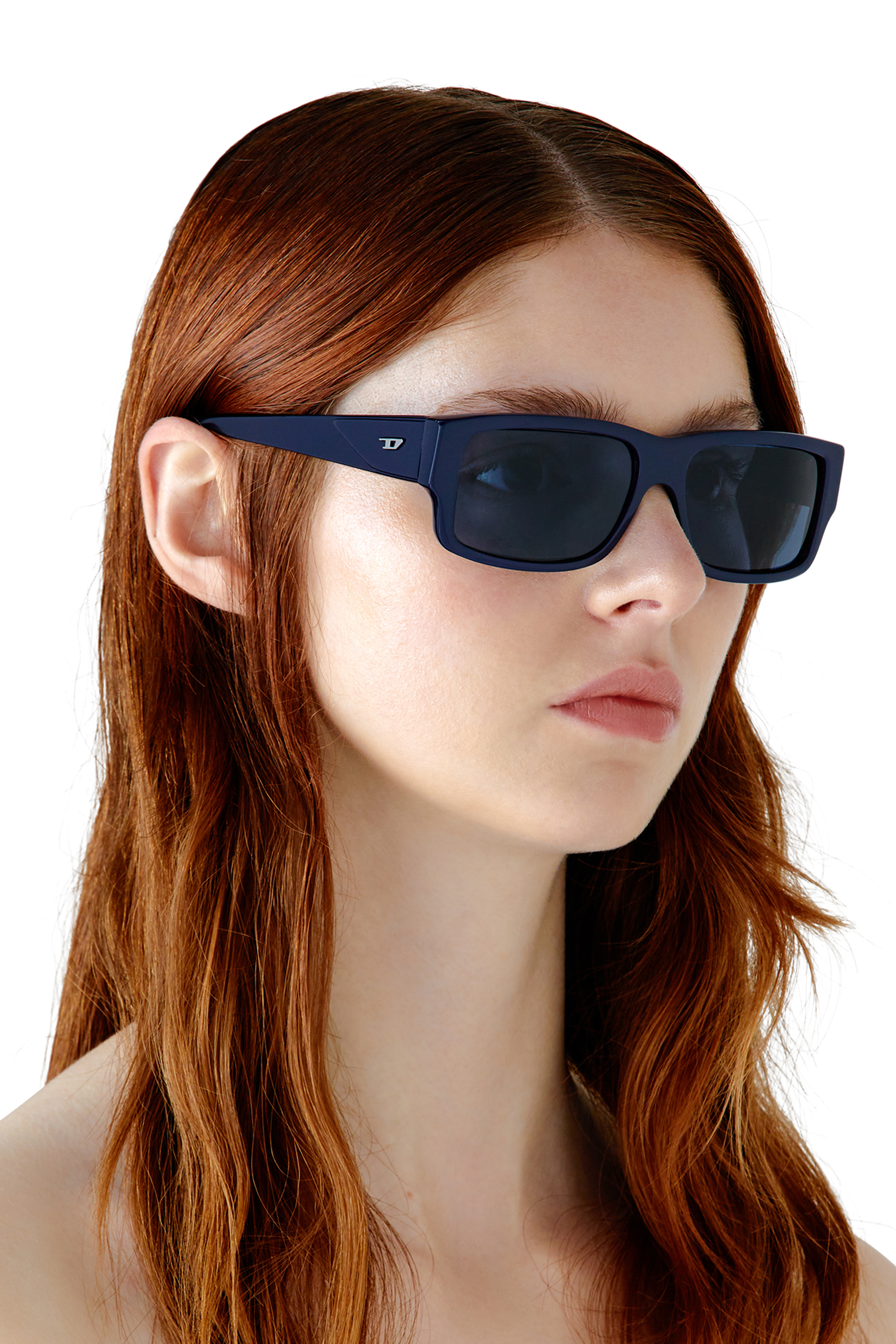 Diesel - 0DL2003, Man Rectangle sunglasses in Blue - Image 6
