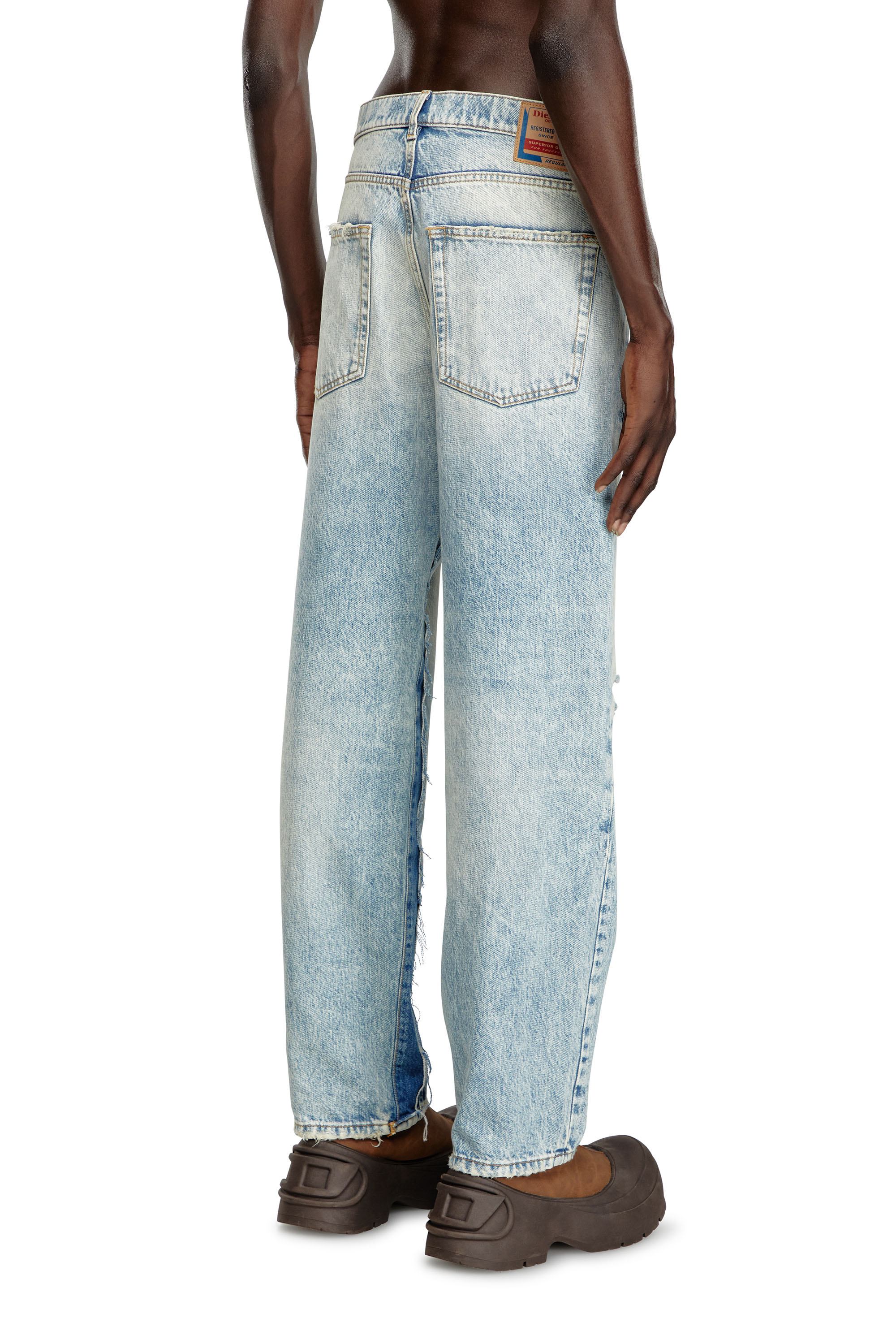 Diesel - Man's Relaxed Jeans D-Fire 0AJEN, Light Blue - 2