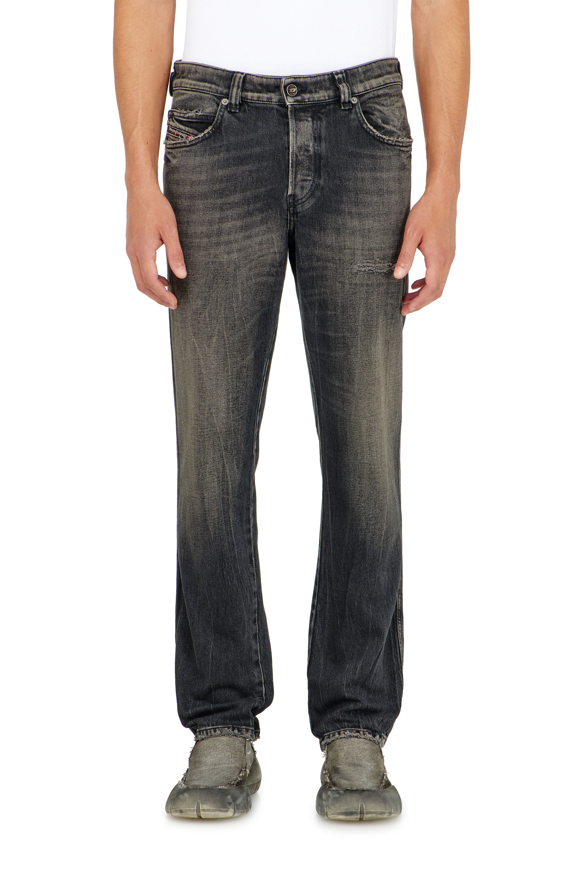 Diesel - Man's Slim Jeans 1993 D-Vyl 09P46, Black/Dark grey - 4