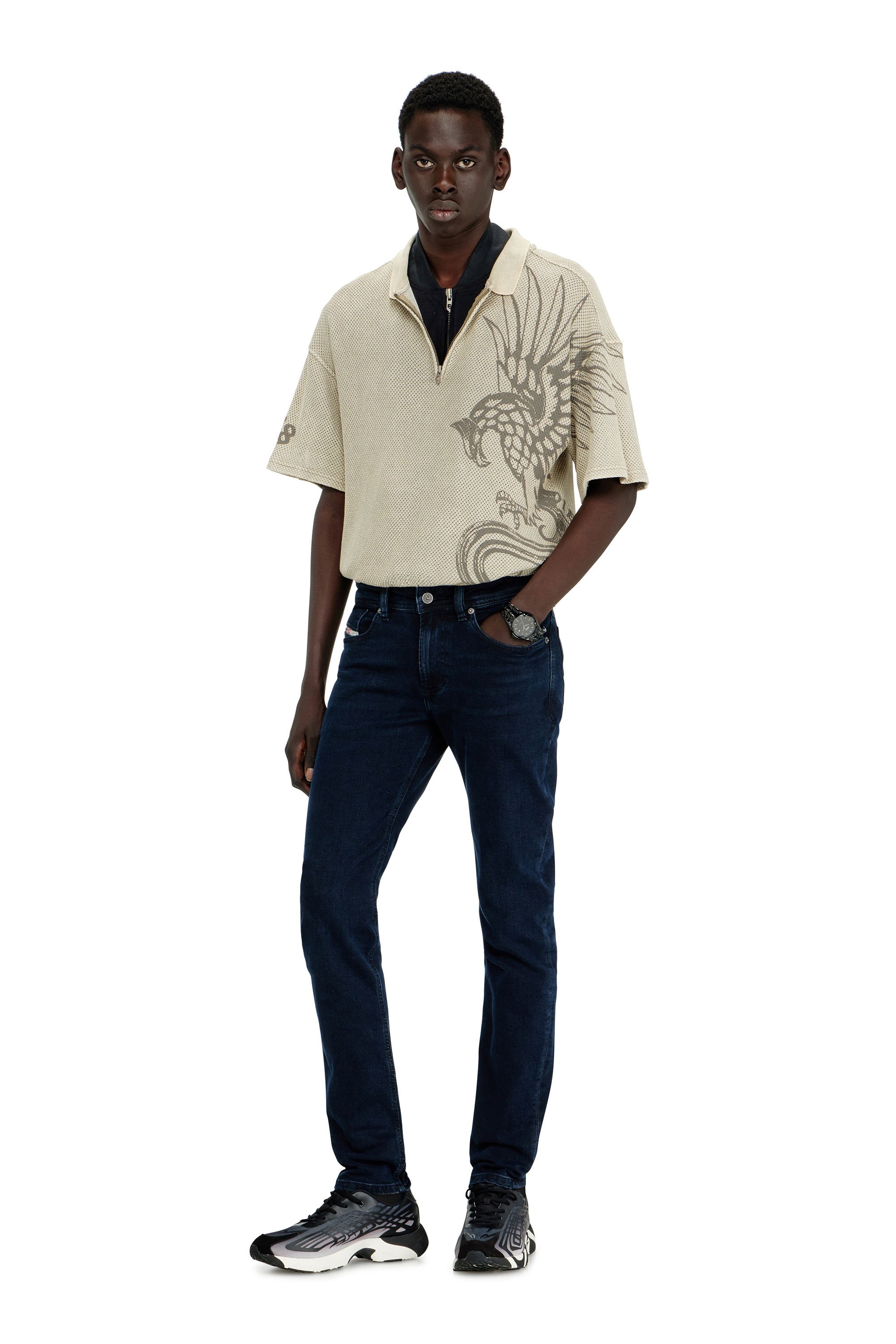 Diesel - Man's Skinny Jeans 1979 Sleenker 0KBBG, Dark Blue - 1