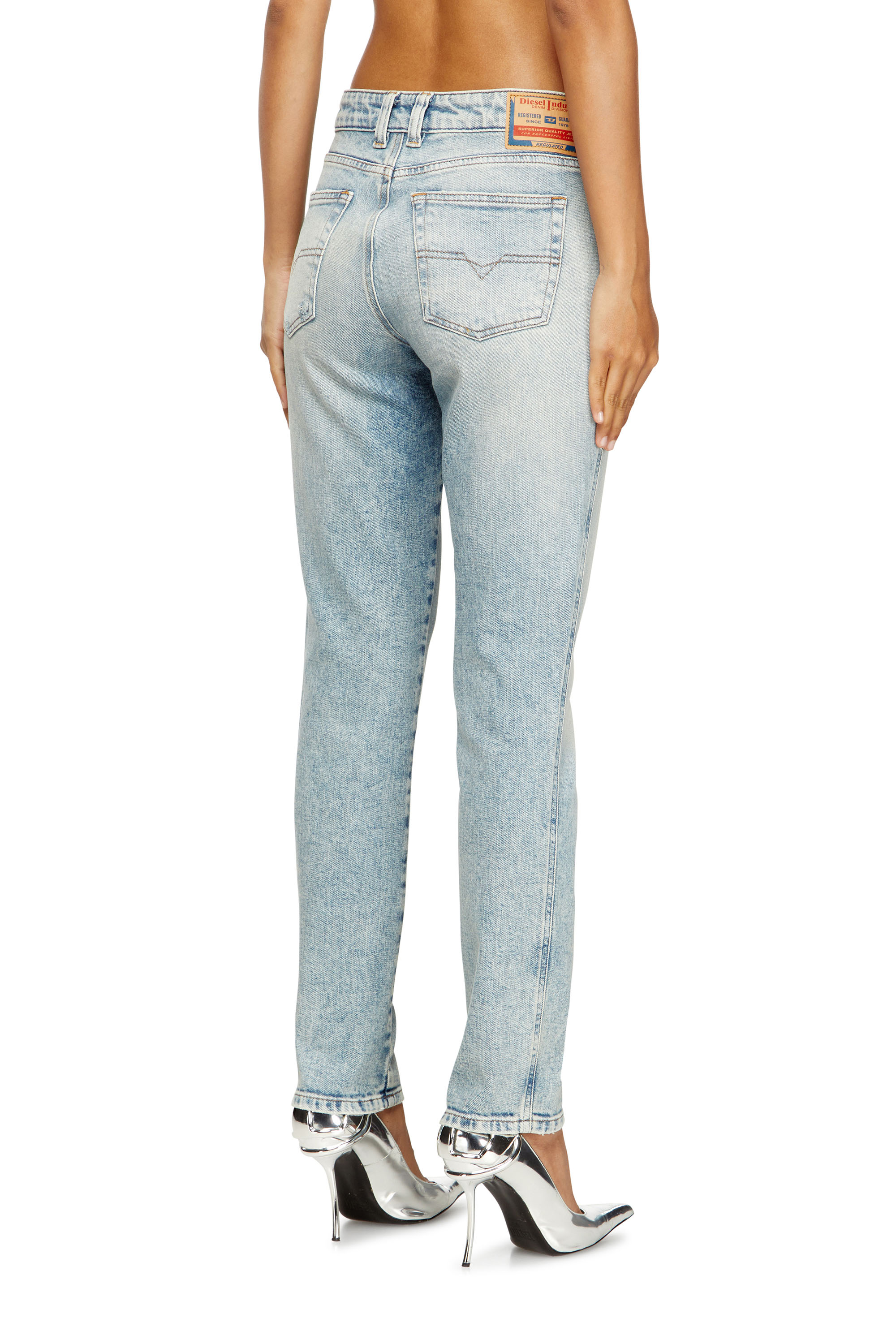 Diesel - Woman's Slim Jeans 1992 D-Jiann 09M21, Light Blue - 4