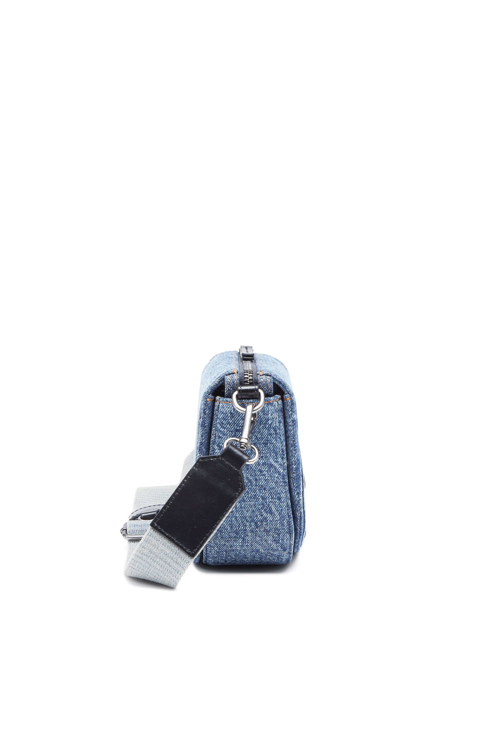 Diesel - 1DR CAMERA BAG, Unisex's Camera bag in solarised denim in Blue - 3