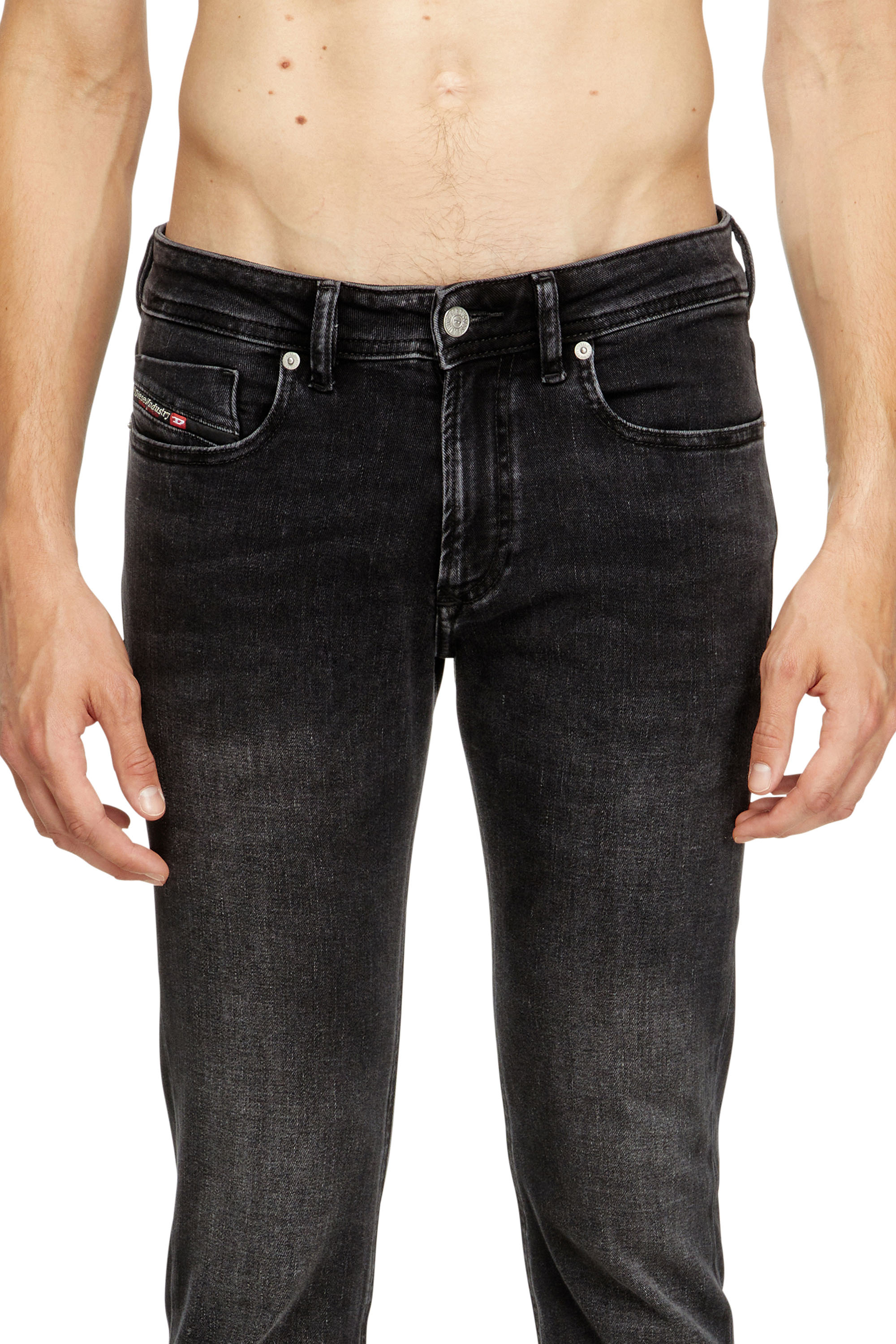 Diesel - Man's Skinny Jeans 1979 Sleenker 0DBDN, Black/Dark grey - 4