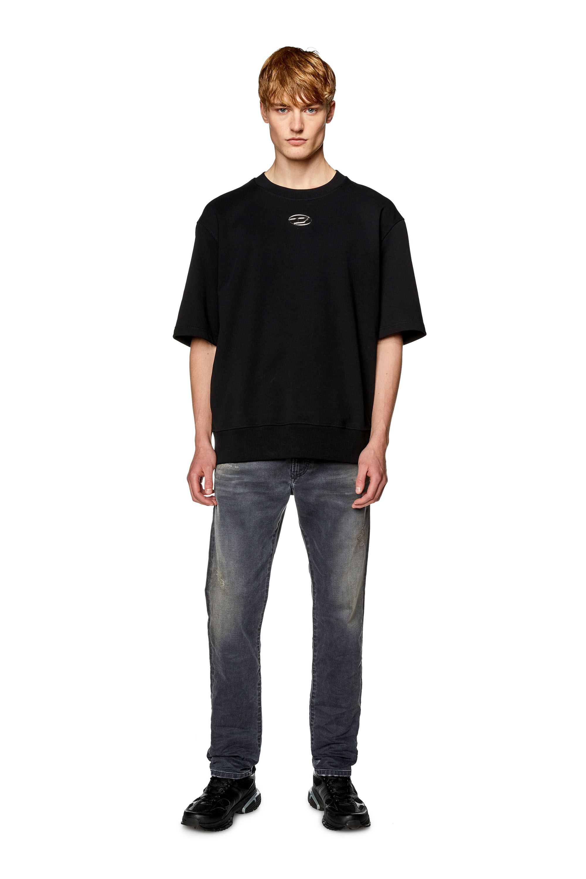 Diesel - Tapered Krooley JoggJeans® 068FP, Black/Dark grey - Image 4