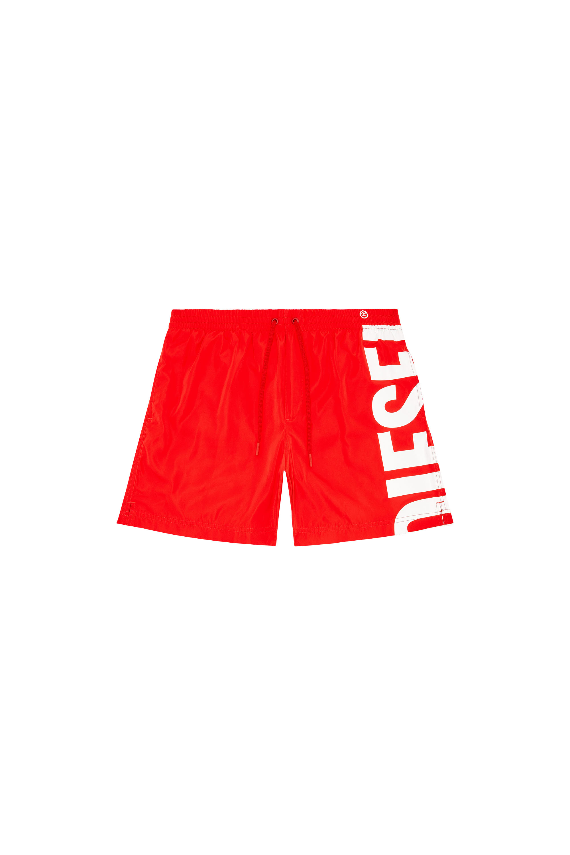 Diesel - BMBX-RIO-41, Man's Board shorts with side logo print in Red - 4